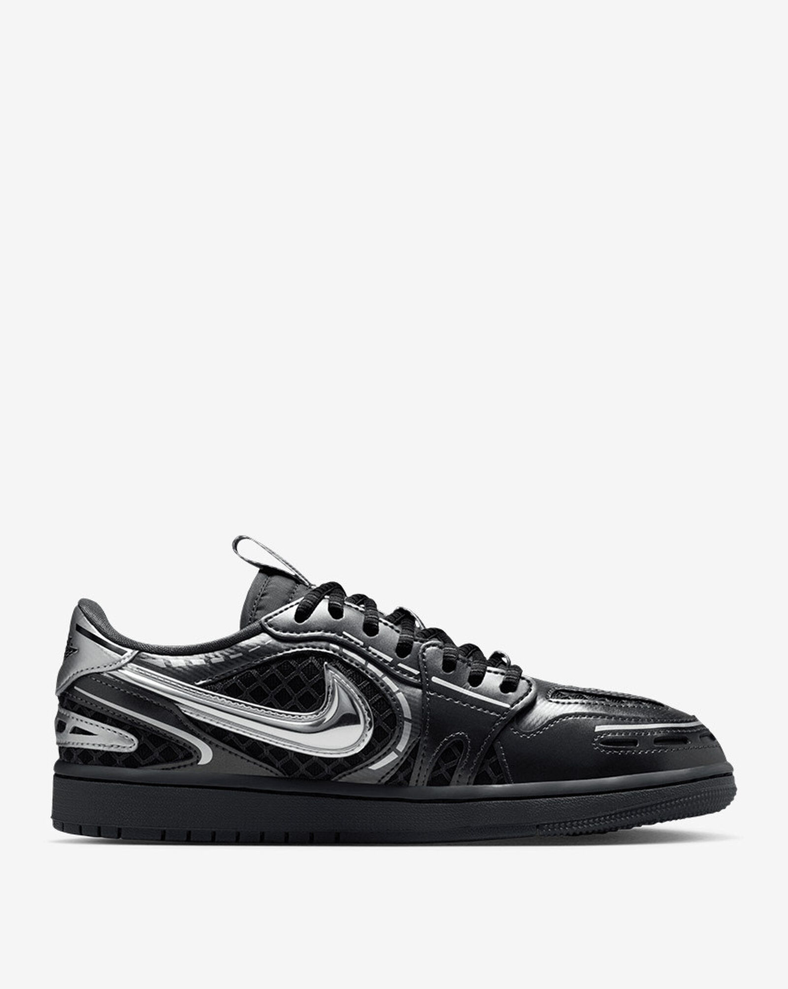 Air Jordan 1 Low Method of Make Black | Metallic Silver | White | Anthracite