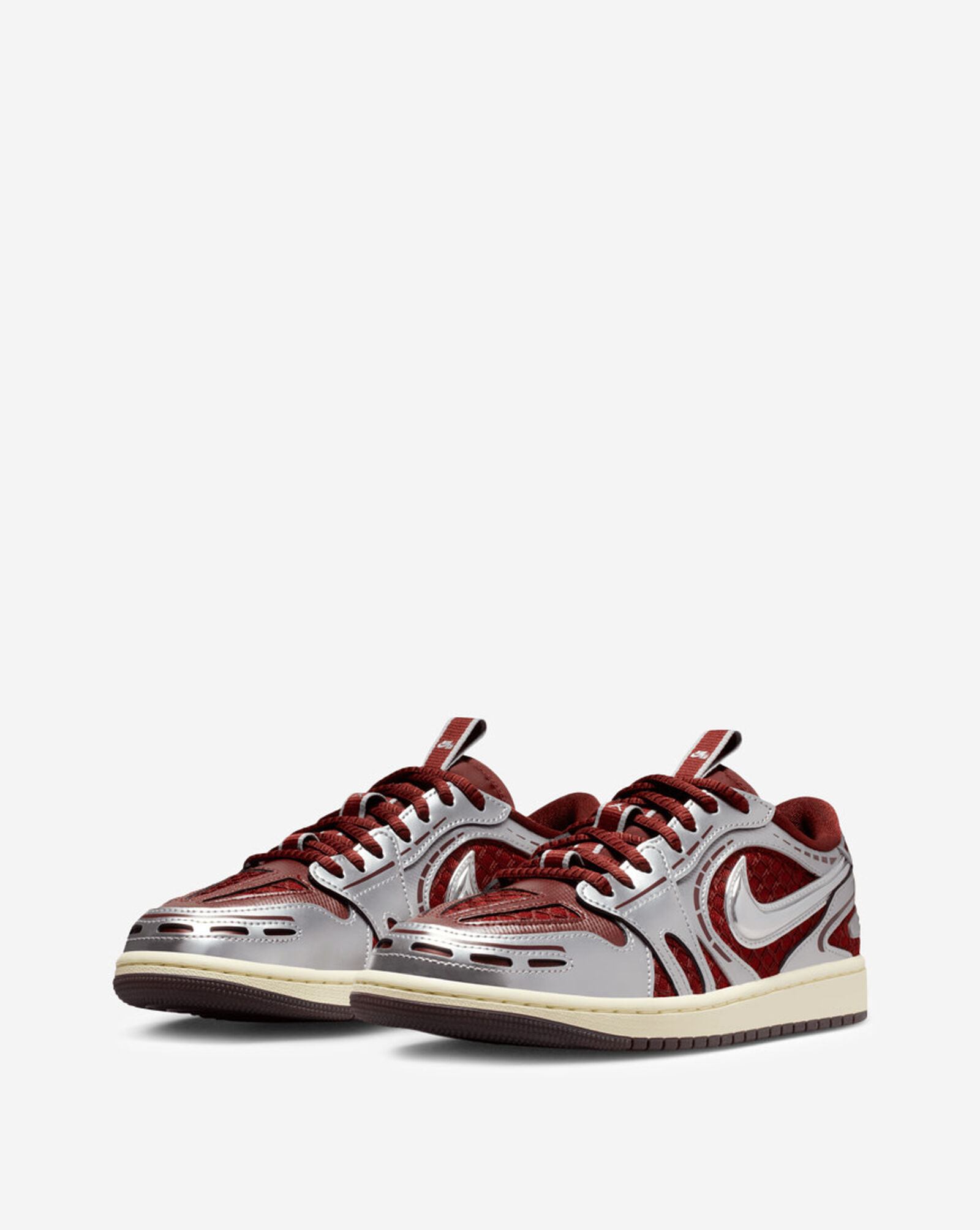 Air Jordan 1 Low Method of Make Dark Team Red