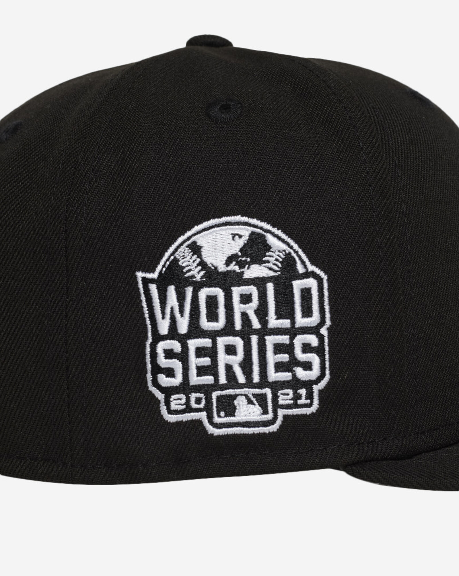 59Fifty Atlanta Braves Fitted Hat Black | White