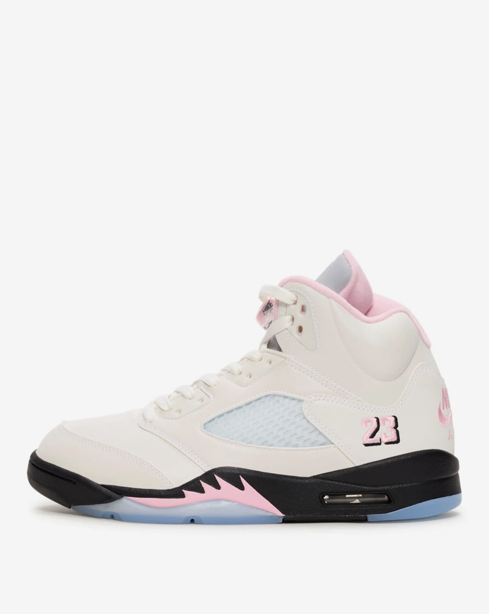 Air Jordan 5 Retro White | Medium Soft Pink | Black