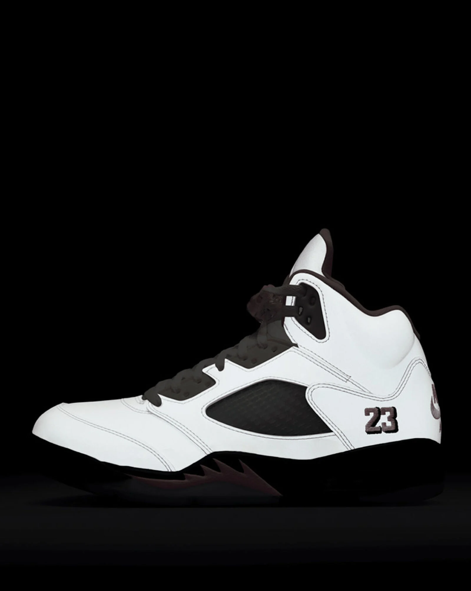 Air Jordan 5 Retro White | Medium Soft Pink | Black