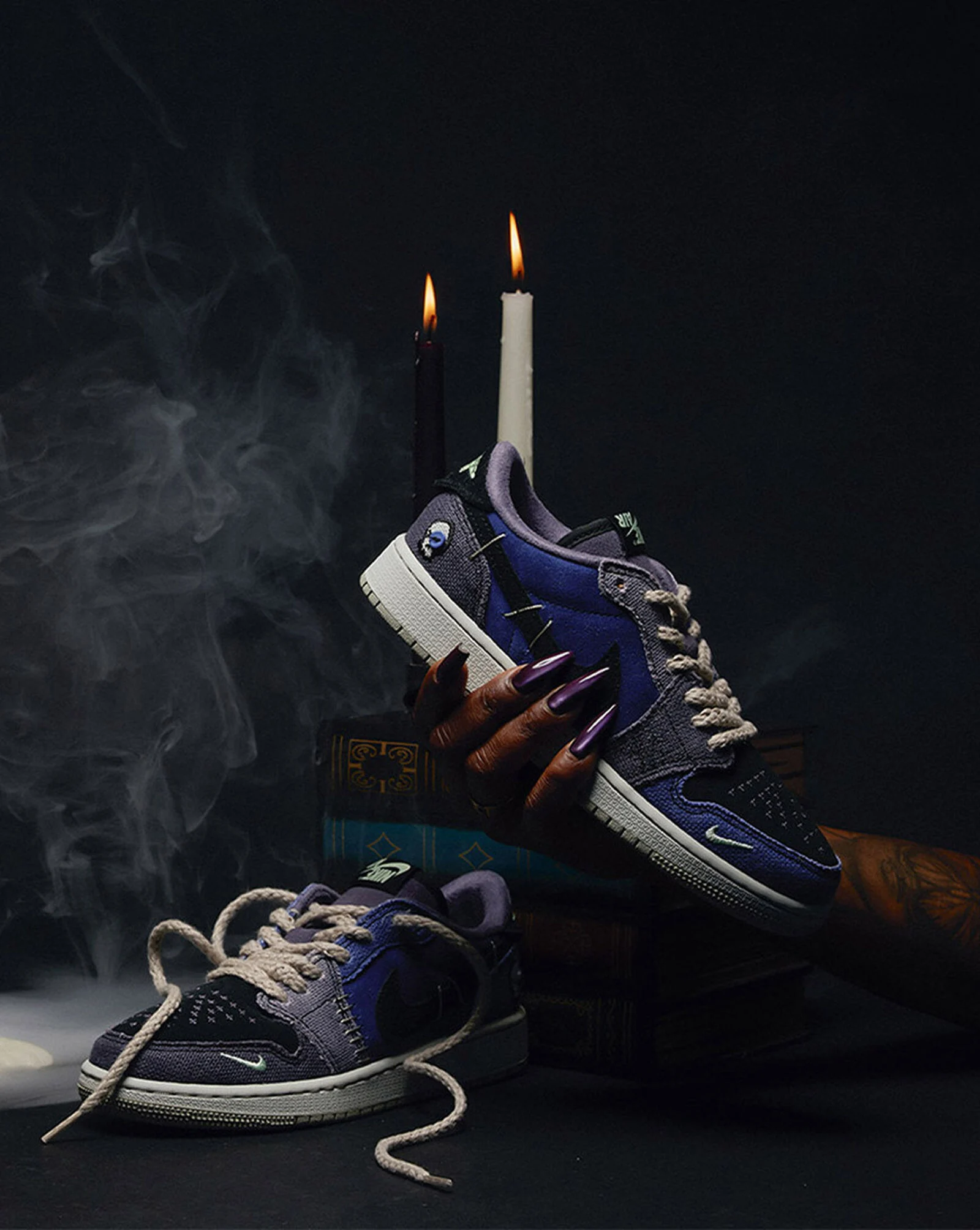 Air Jordan 1 Retro Low Regency Purple | Vapor Green | Black