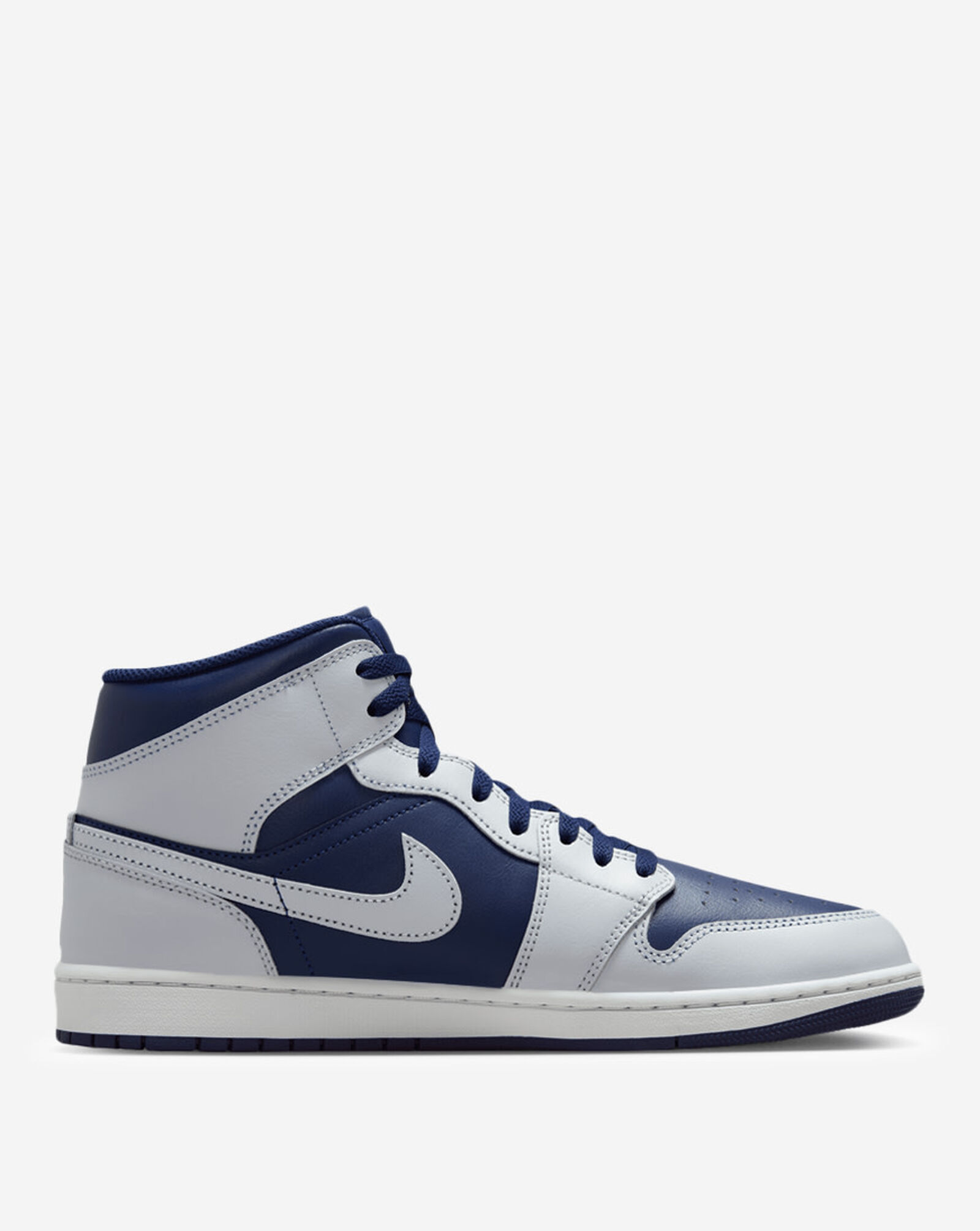 Air Jordan 1 Mid Blue Void | Pure Platinum | Summit White | Hot Lava | Photo Blue