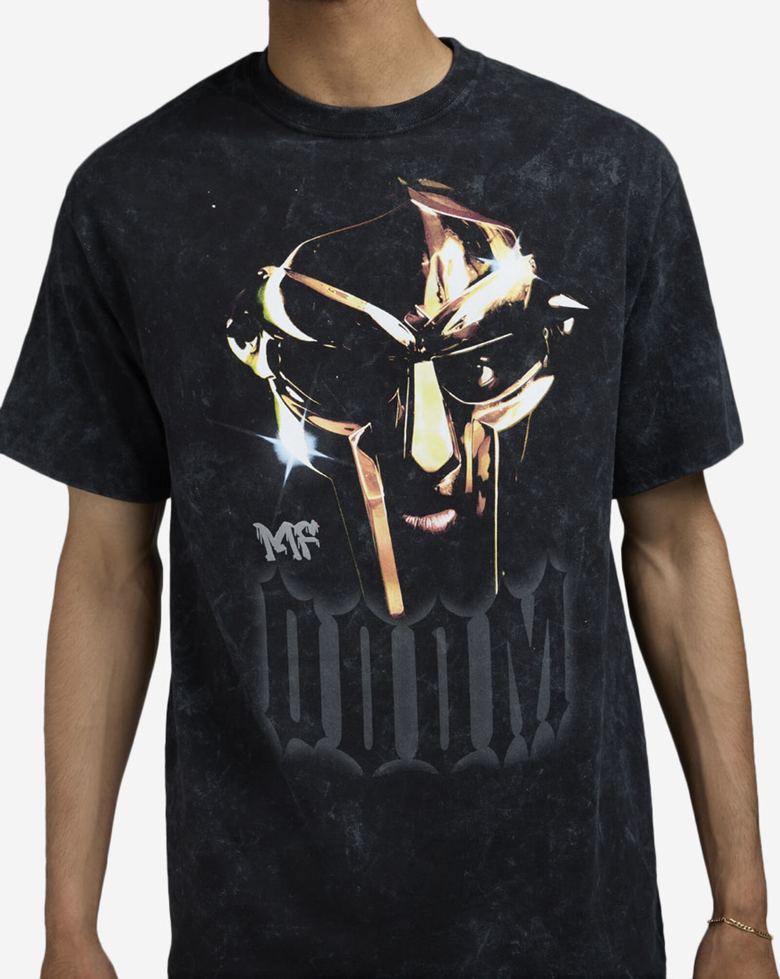 MF Doom Face Tee Washed Black 3 MF Doom Face Tee Washed Black