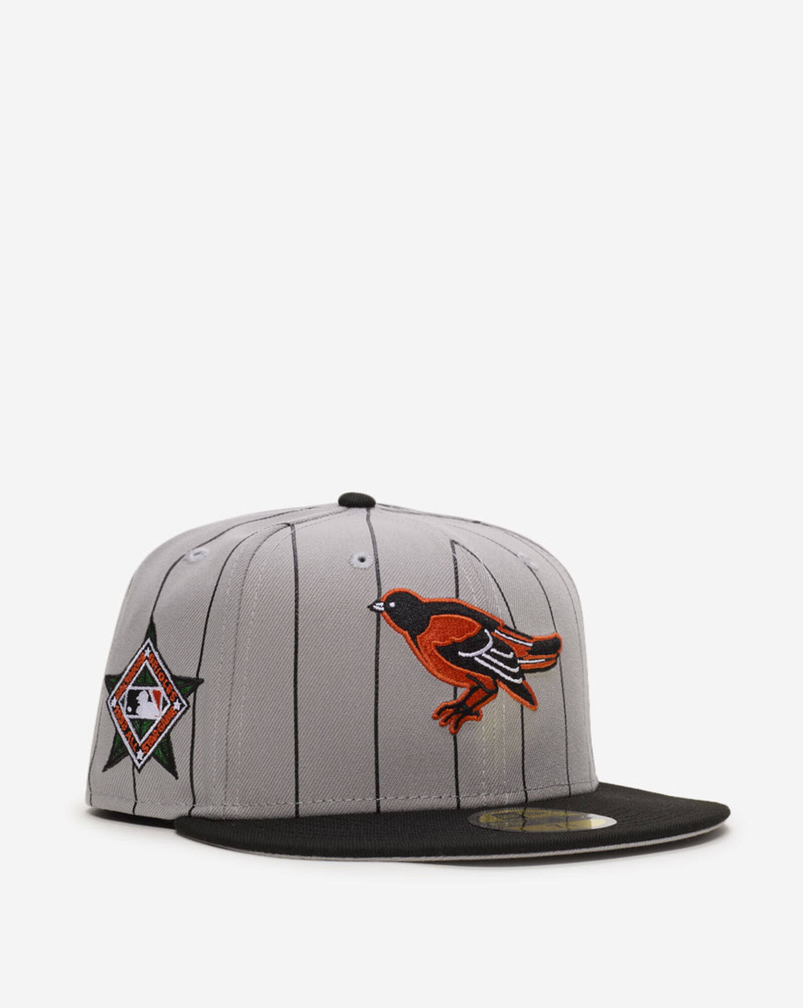 59Fifty Baltimore Orioles DSM Pinstripe Fitted Hat Grey | Black