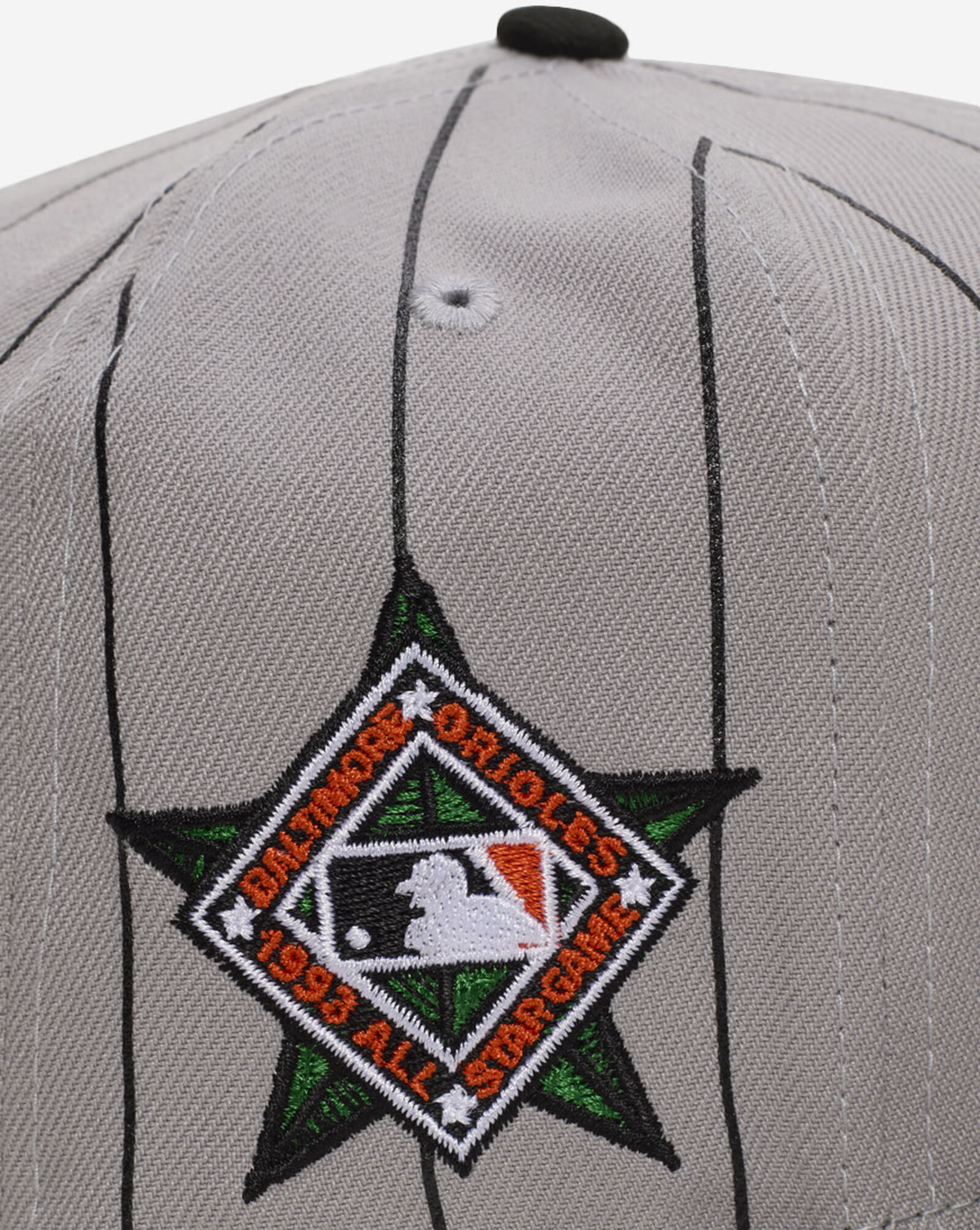 59Fifty Baltimore Orioles DSM Pinstripe Fitted Hat Grey | Black