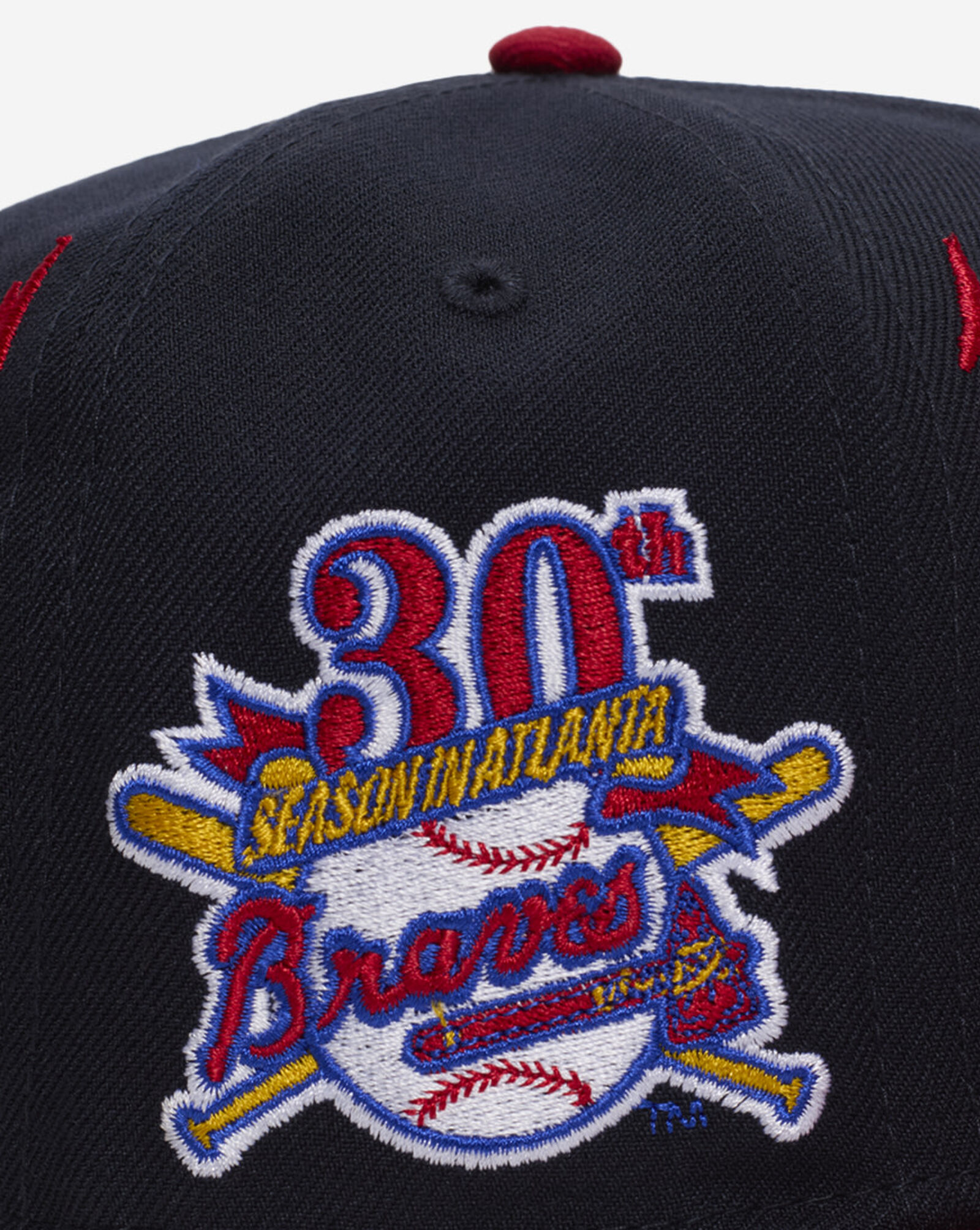 59Fifty Atlanta Braves DSM Lightning Fitted Hat Navy | Red