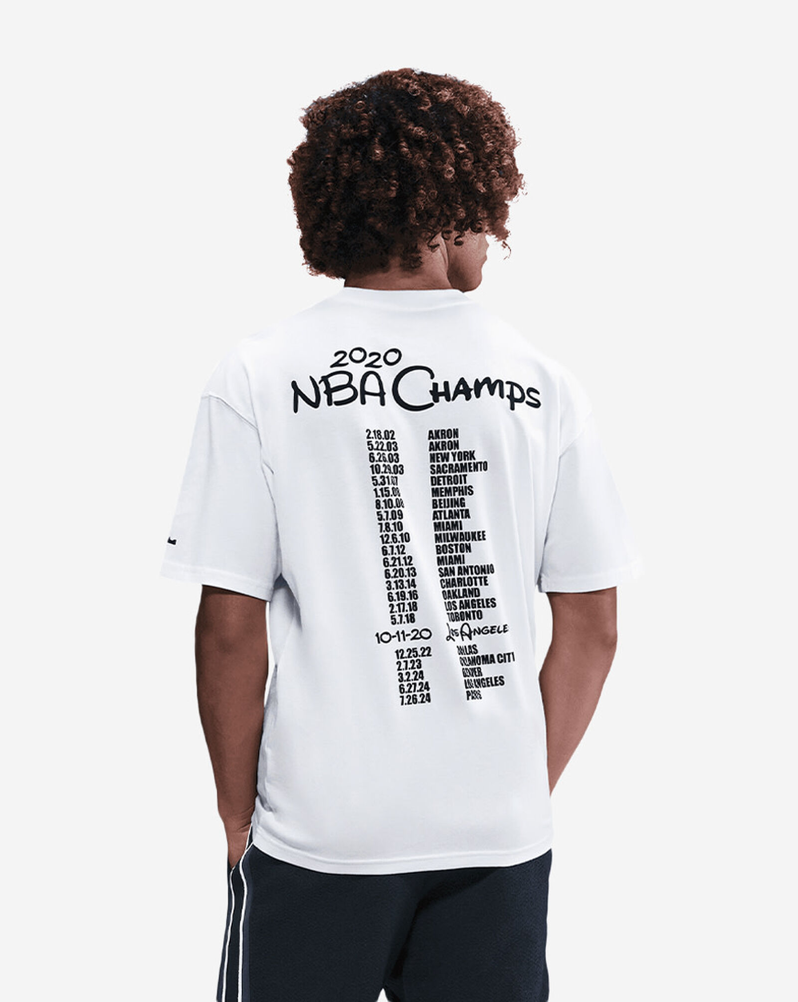 LeBron "Bubble Boy" Basketball T-Shirt White 2 LeBron \"Bubble Boy\" Basketball T-Shirt White