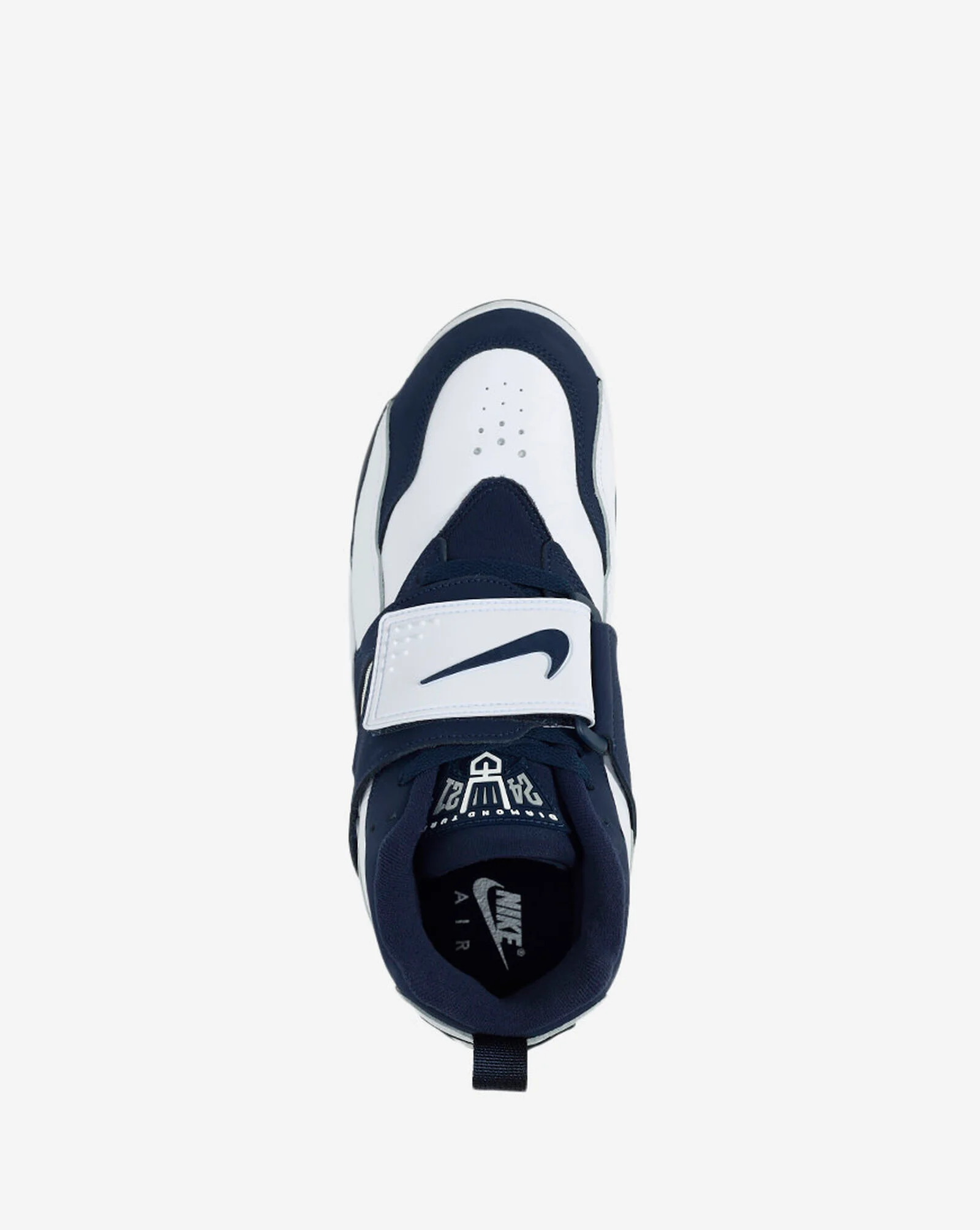 Air Diamond Turf White | College Navy | Metallic Silver
