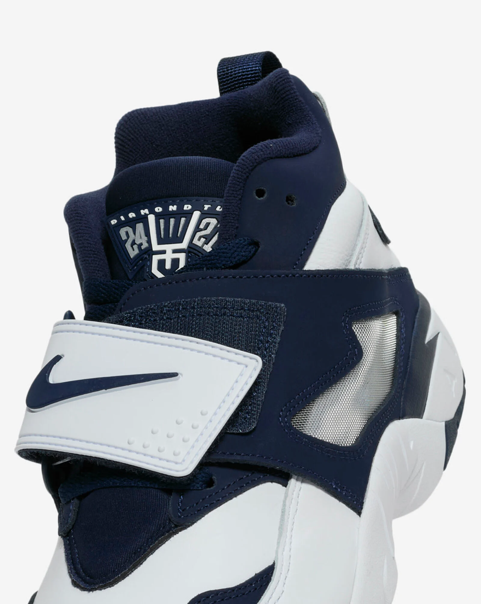 Air Diamond Turf White | College Navy | Metallic Silver