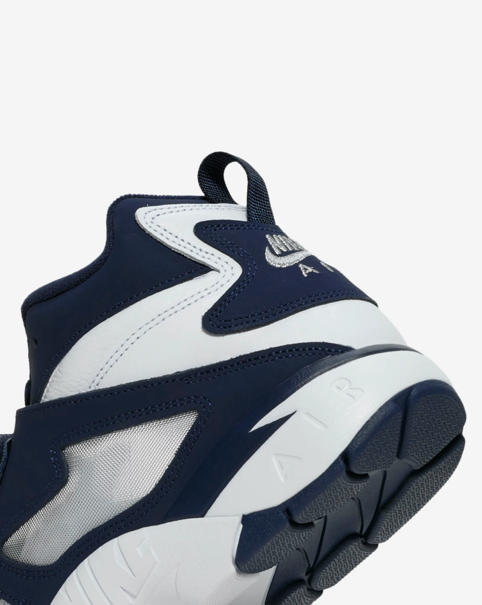 Air Diamond Turf White | College Navy | Metallic Silver