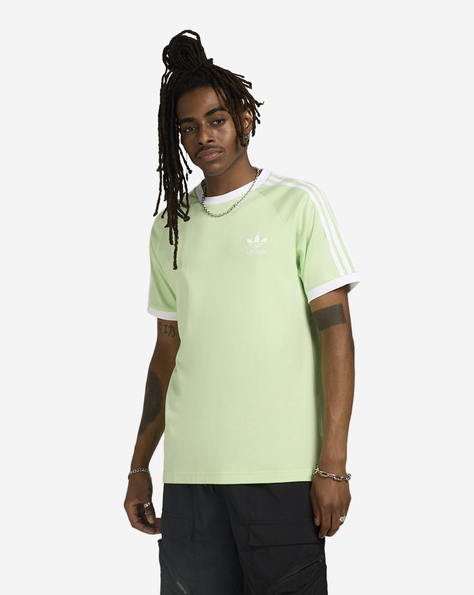 3-Stripes Tee Semi Green Spark