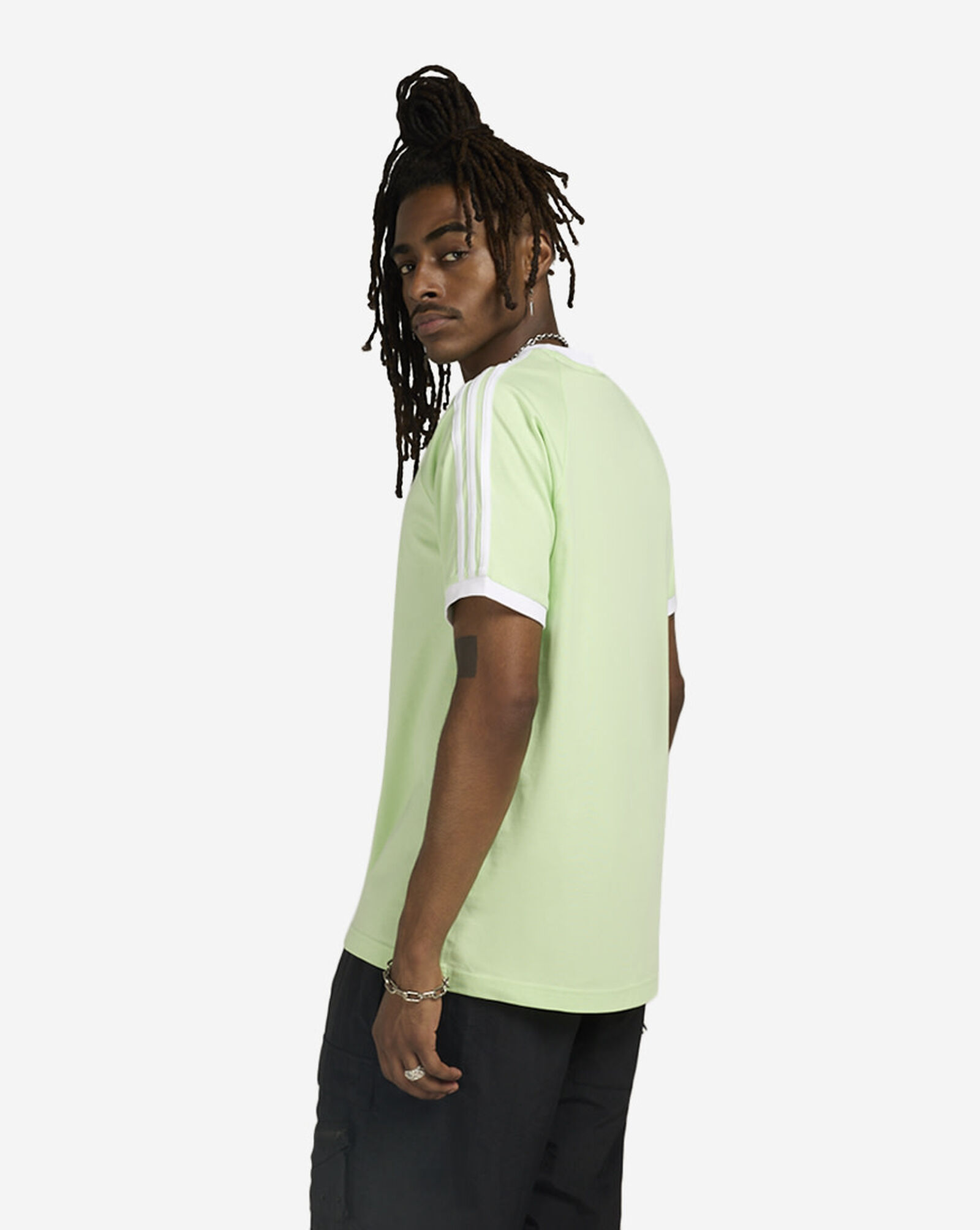 3-Stripes Tee Semi Green Spark