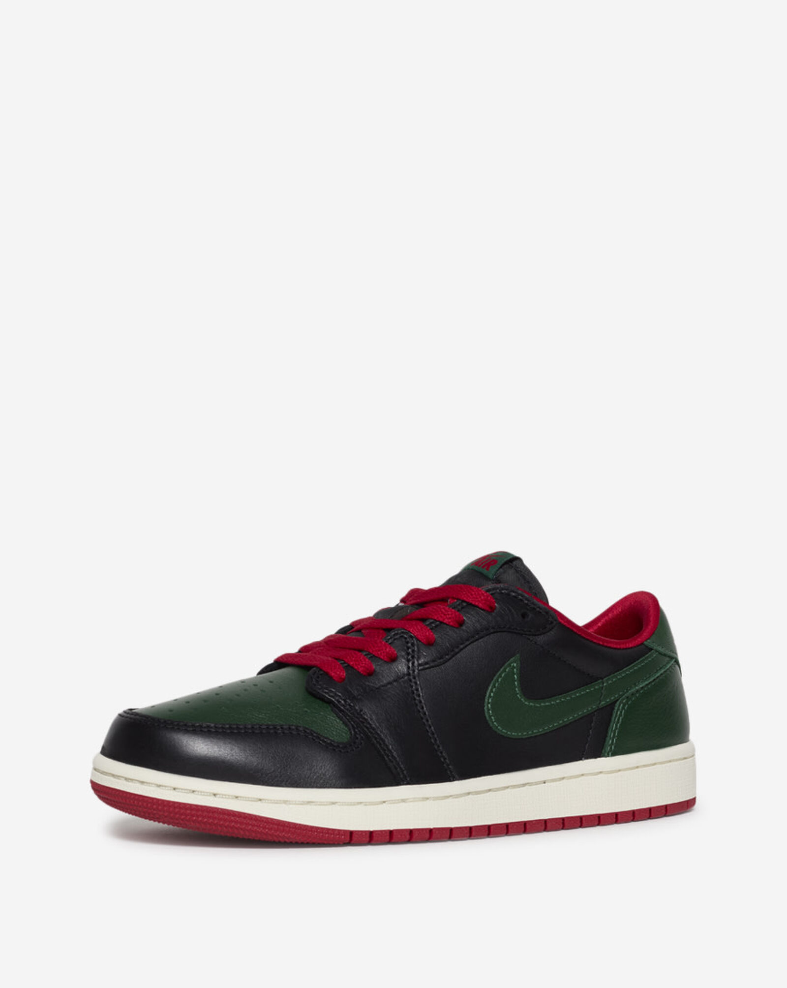 Air Jordan 1 Low OG Black | Gorge Green | Varsity Red | Sail