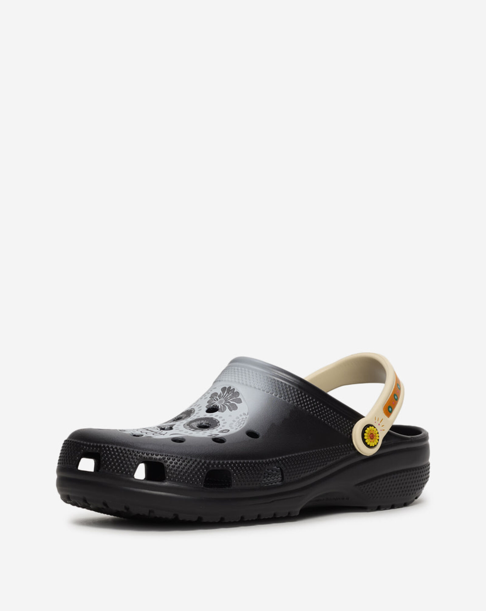 Classic Day of the Dead Clog Black | Multi