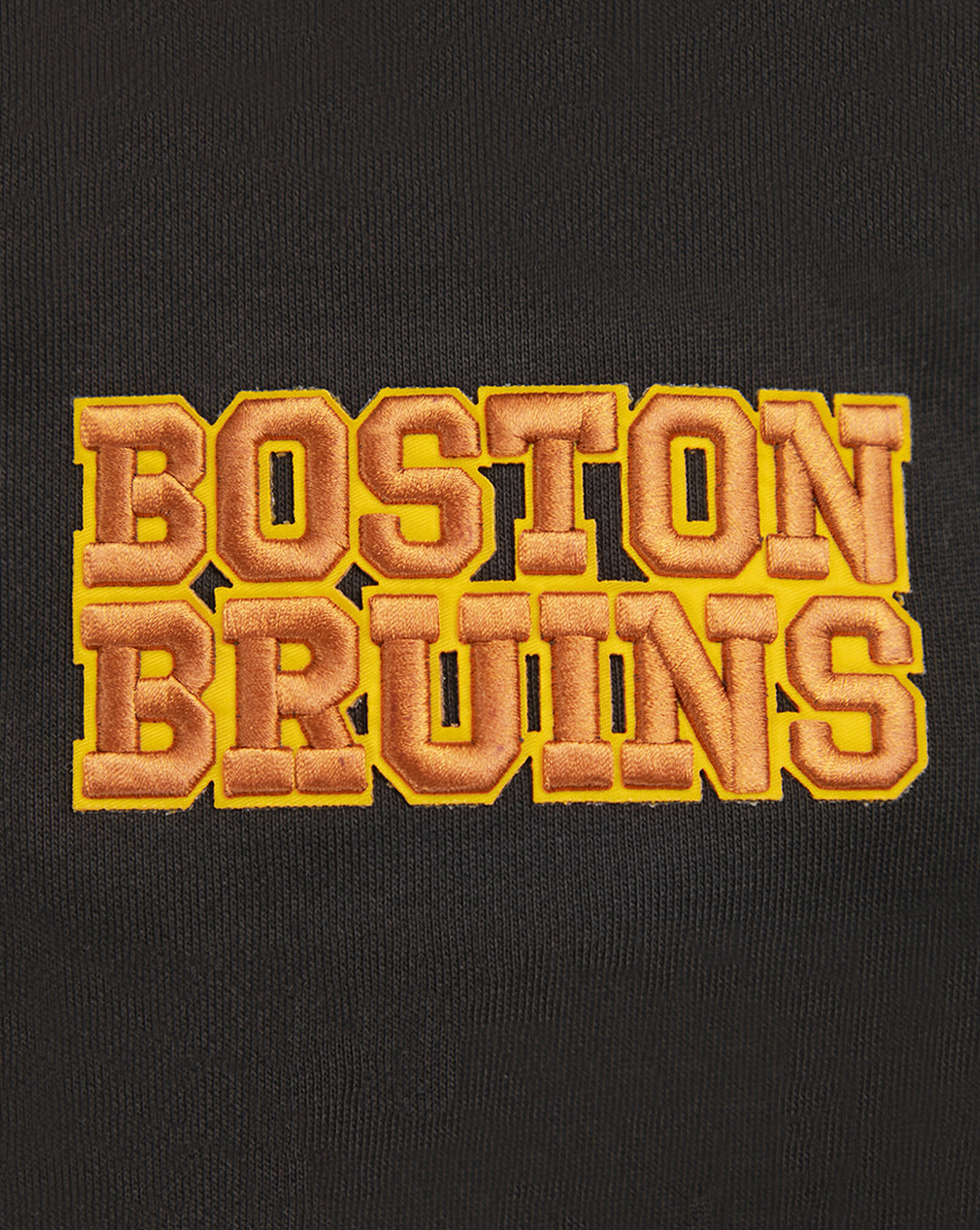 Boston Bruins Retro Classic Fleece Pullover Hoodie Black | Yellow 4 Boston Bruins Retro Classic Fleece Pullover Hoodie Black | Yellow