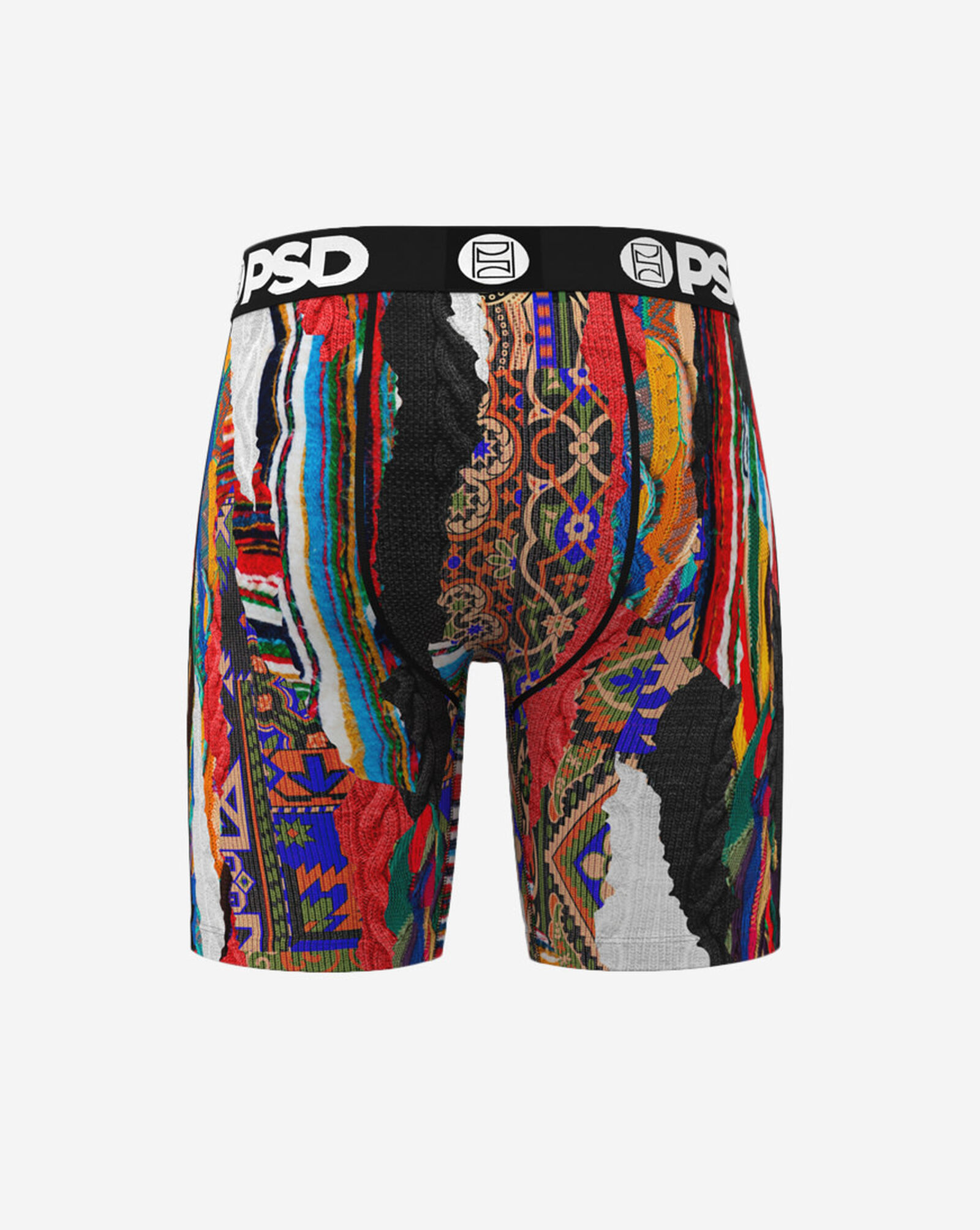 Knit Split Boxer Briefs Multi 3 Knit Split Boxer Briefs Multi