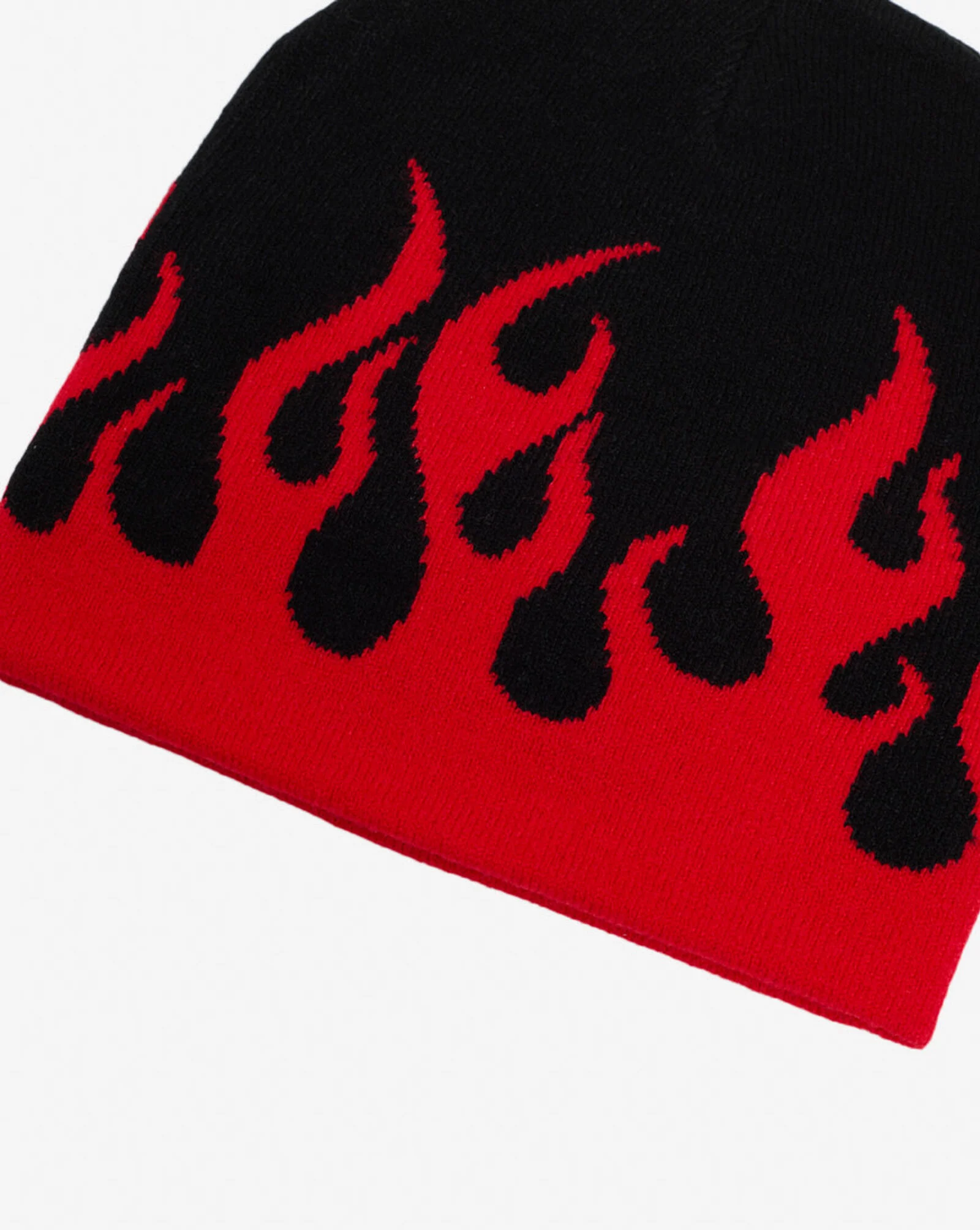 Flames Beanie Red