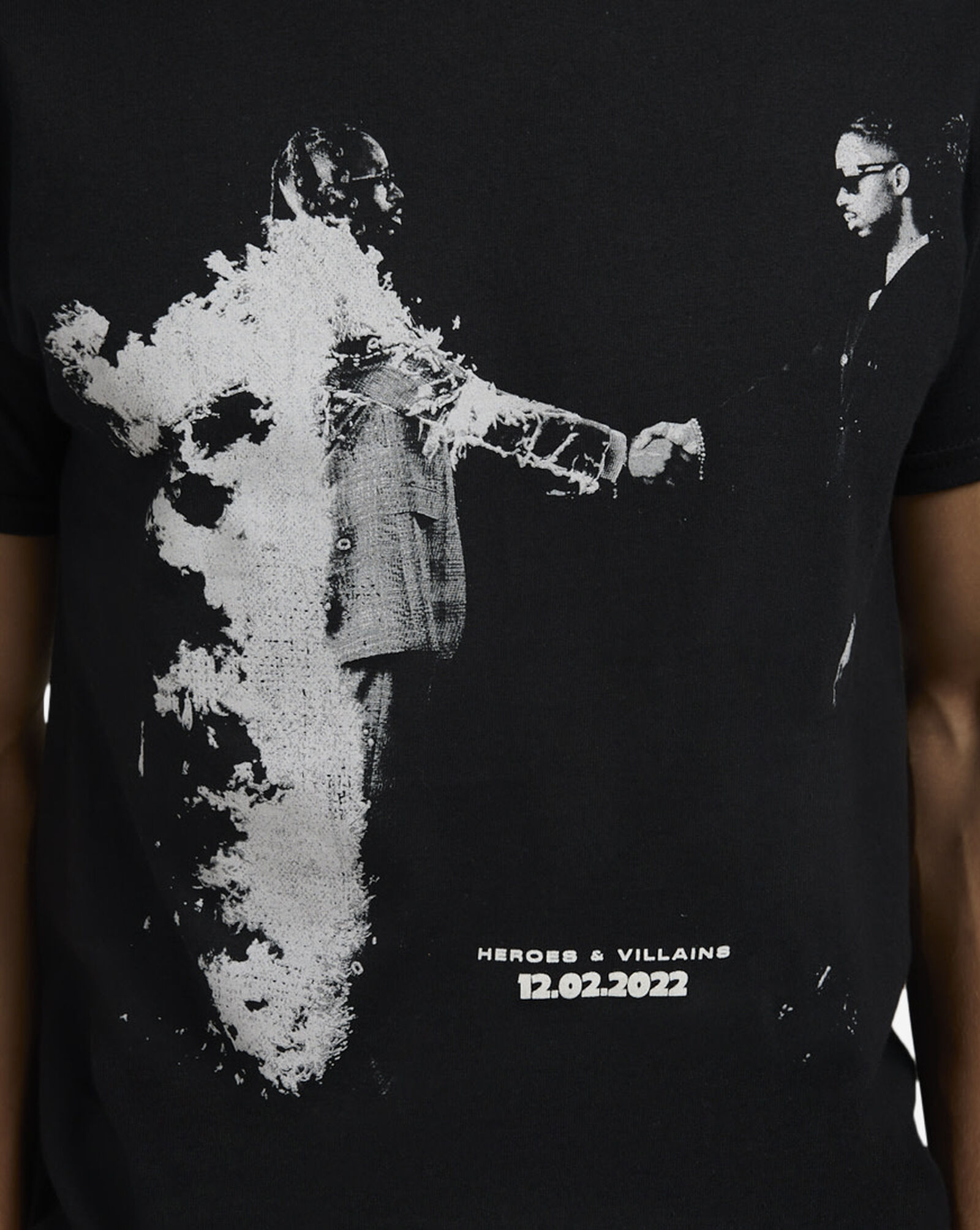 Hero vs Villain Tee Black