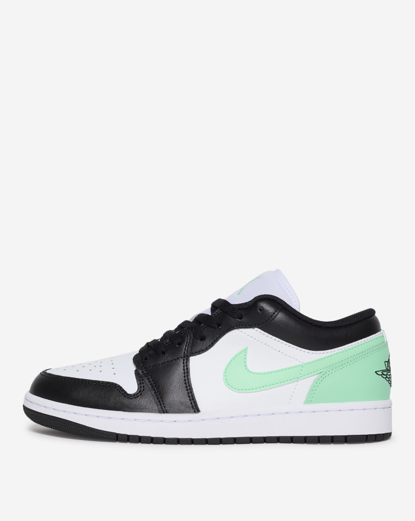 Air Jordan 1 Low White | Black | Green Glow