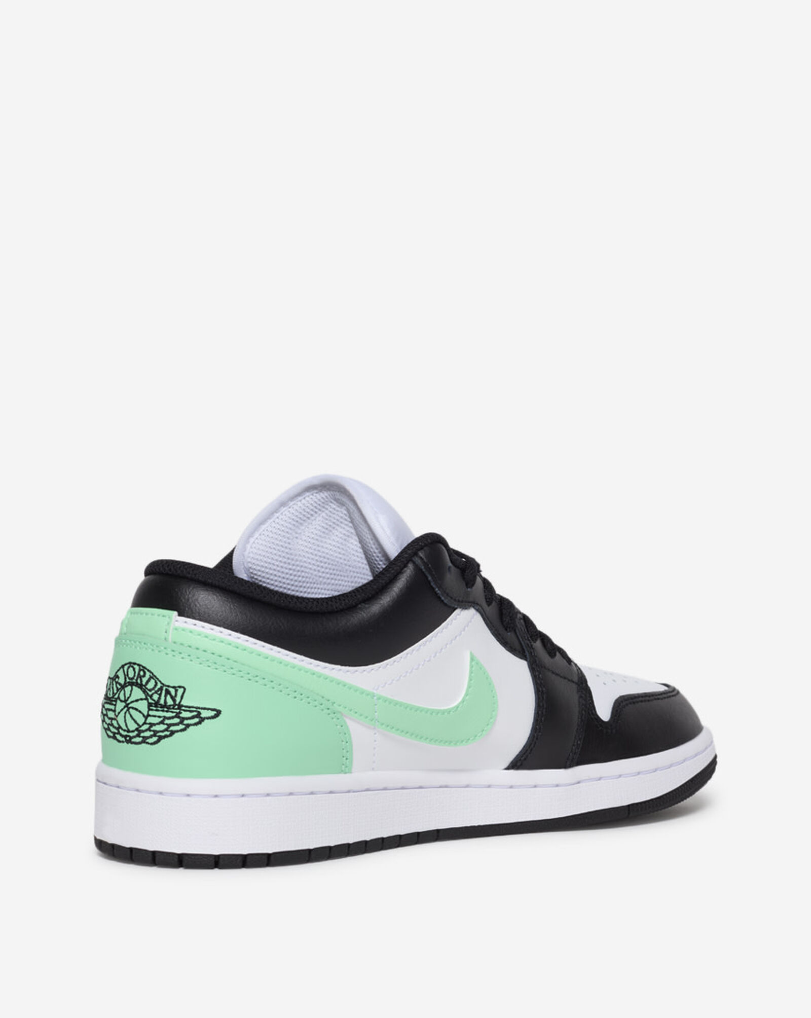 Air Jordan 1 Low White | Black | Green Glow