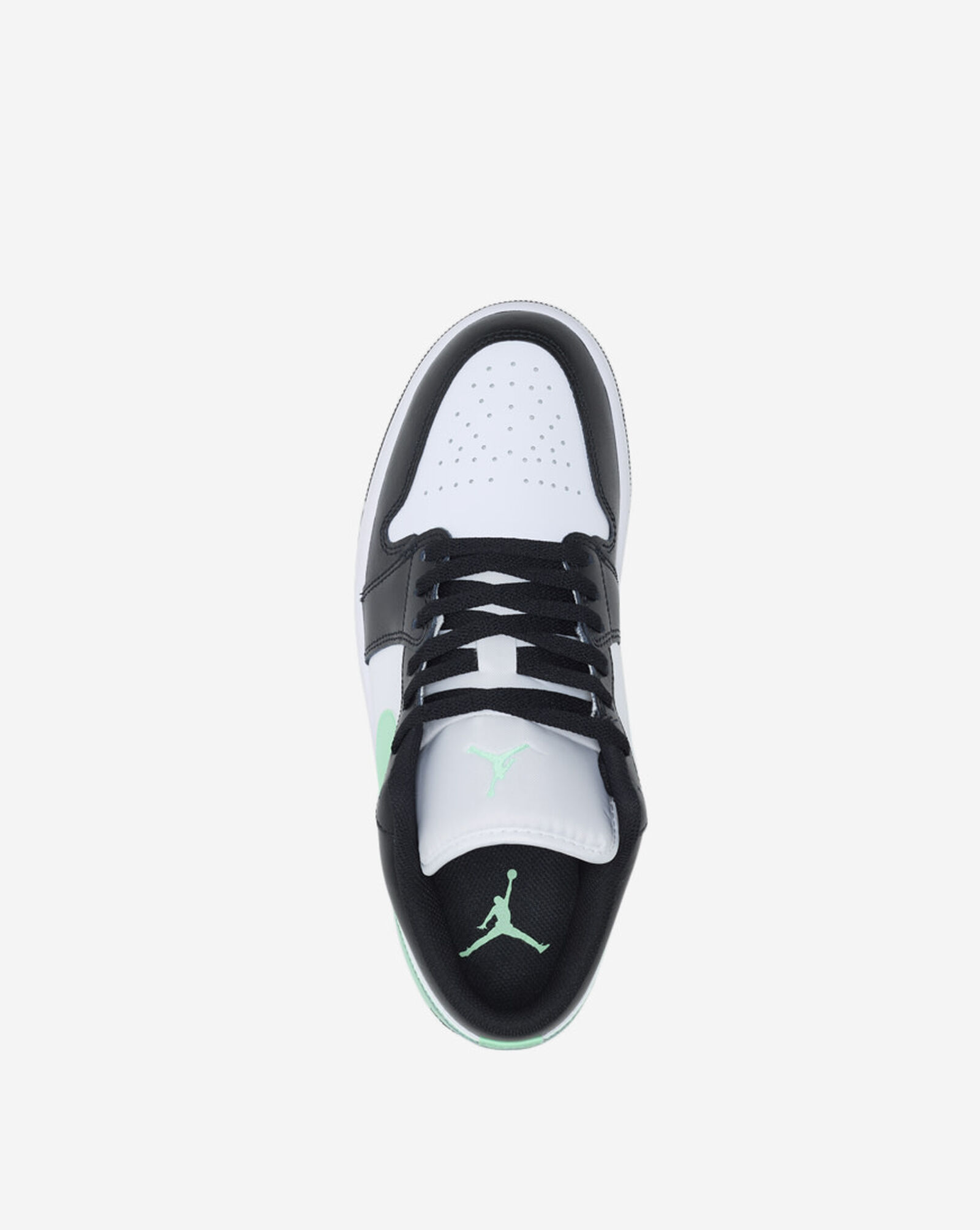 Air Jordan 1 Low White | Black | Green Glow