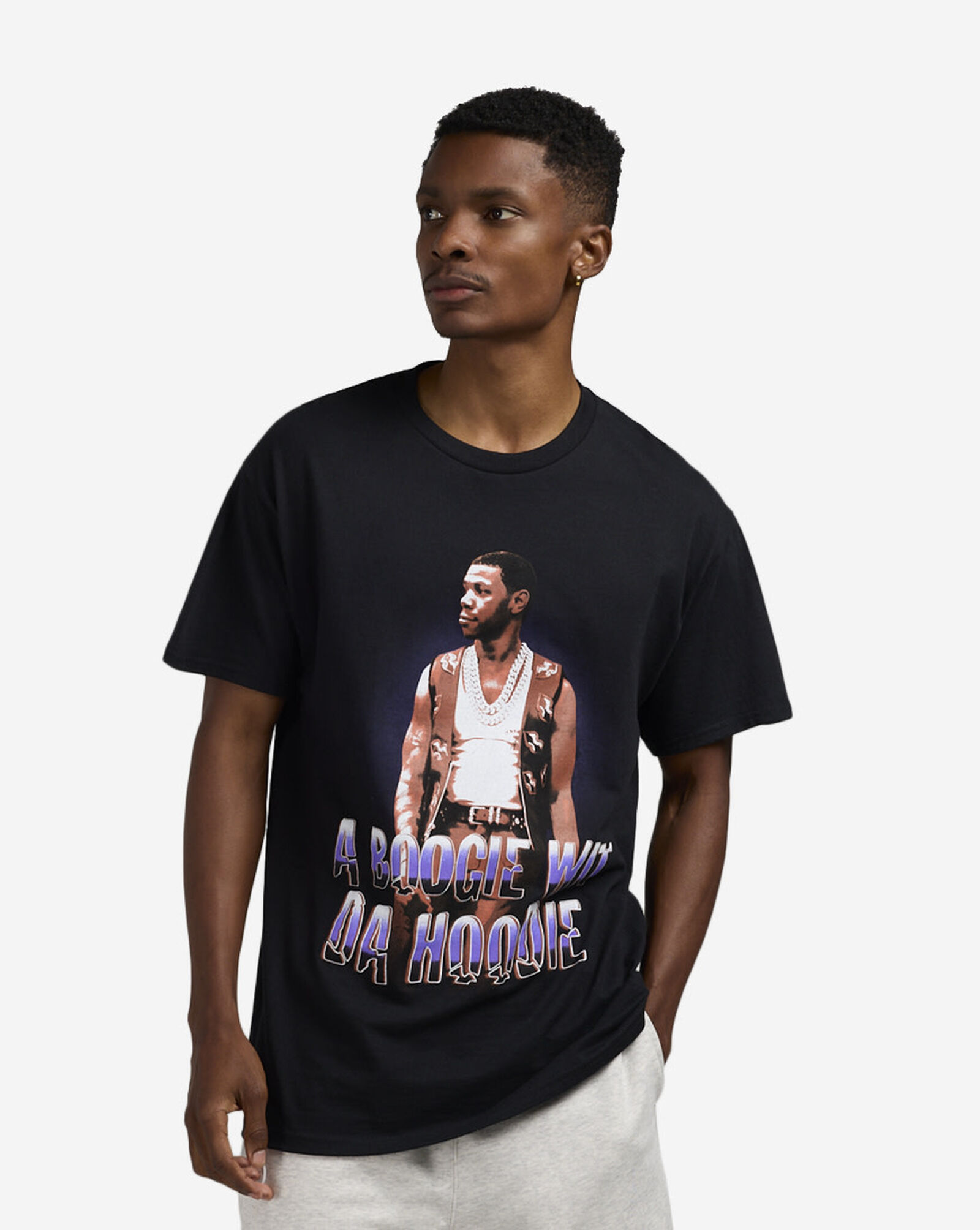 A Boogie Standing Tee Black