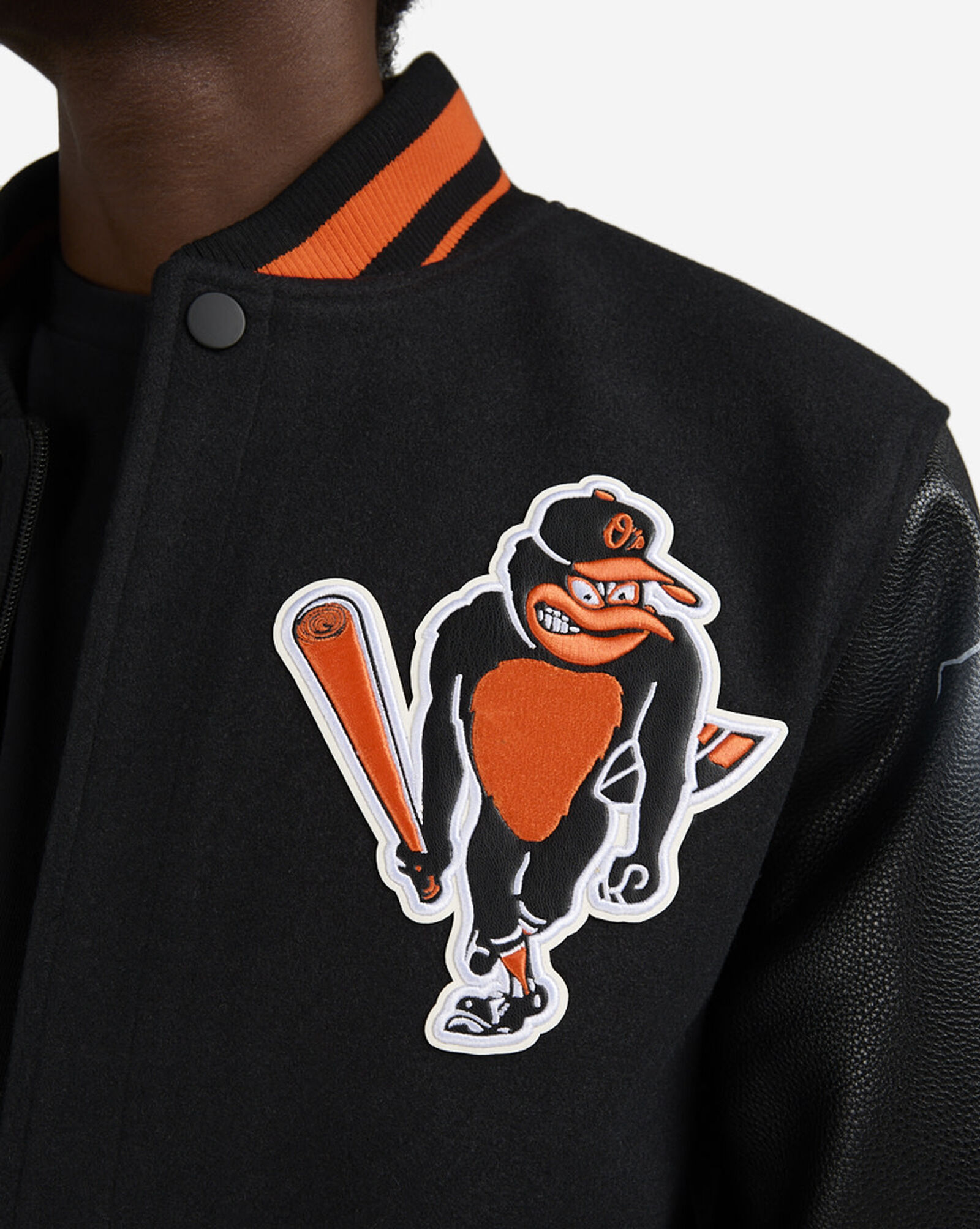 Baltimore Orioles Lightning Jacket Washed Black 3 Baltimore Orioles Lightning Jacket Washed Black