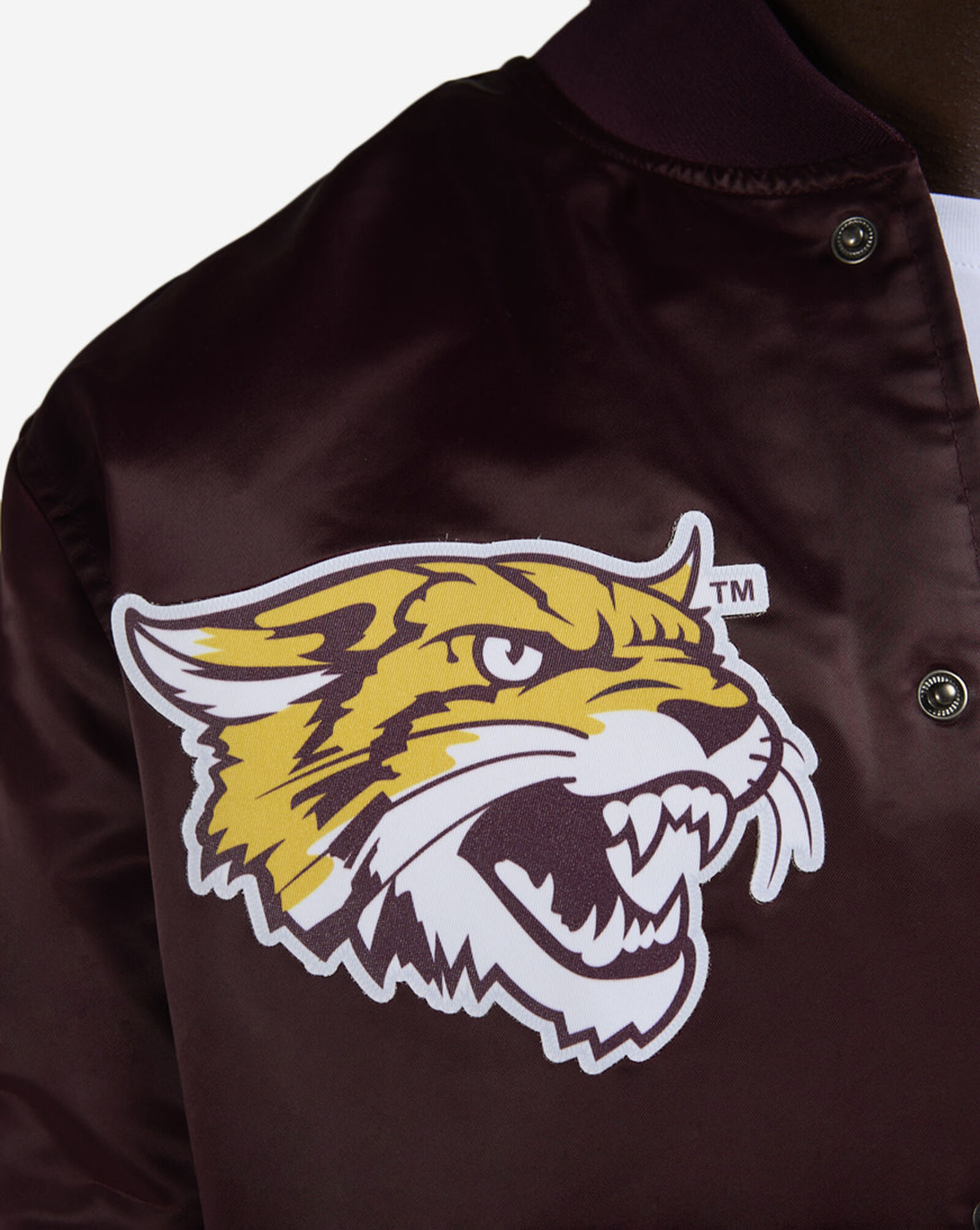 Bethune-Cookman University Classic Satin Jackjet Wine 3 Bethune-Cookman University Classic Satin Jackjet Wine