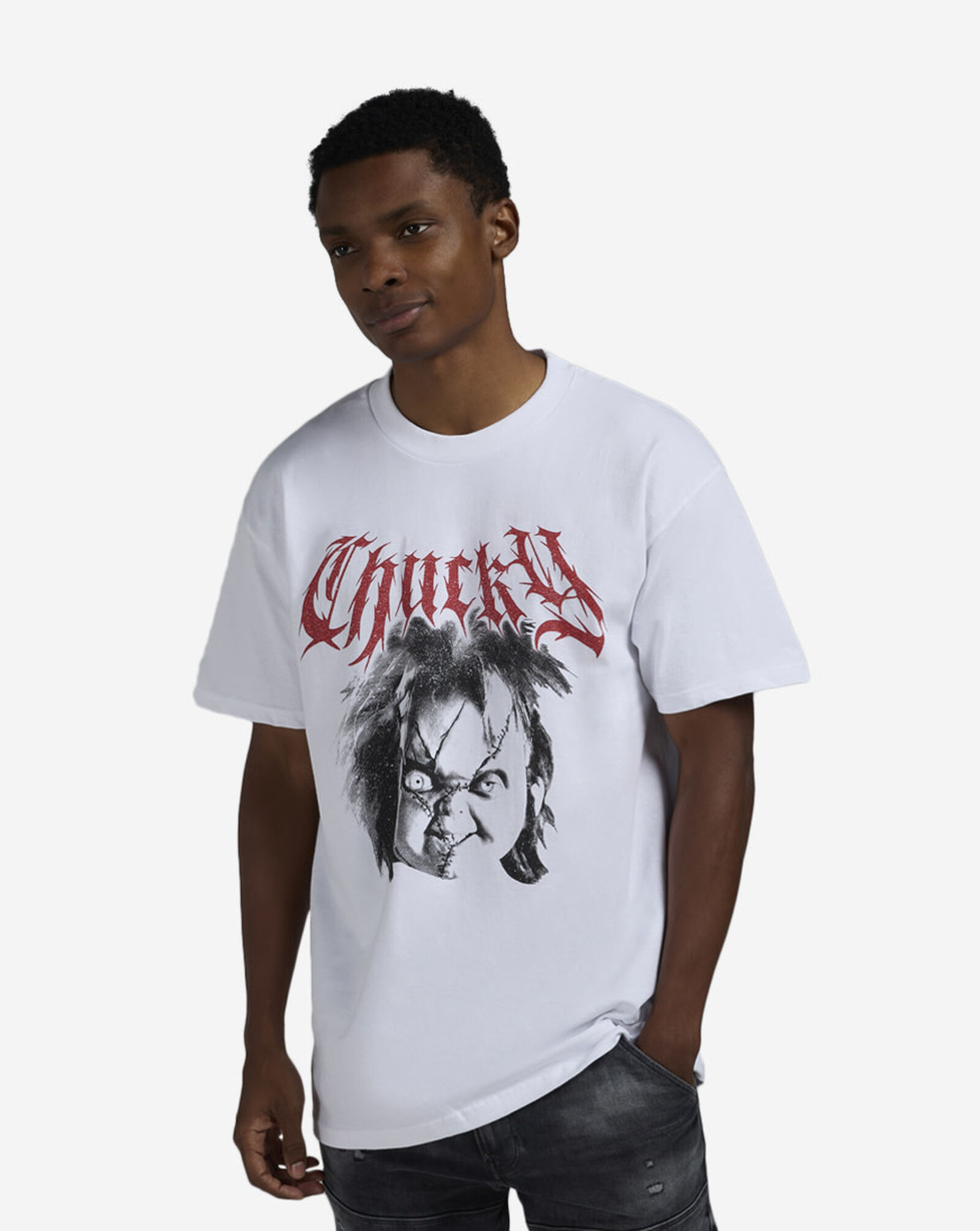 Chucky Face Tee White