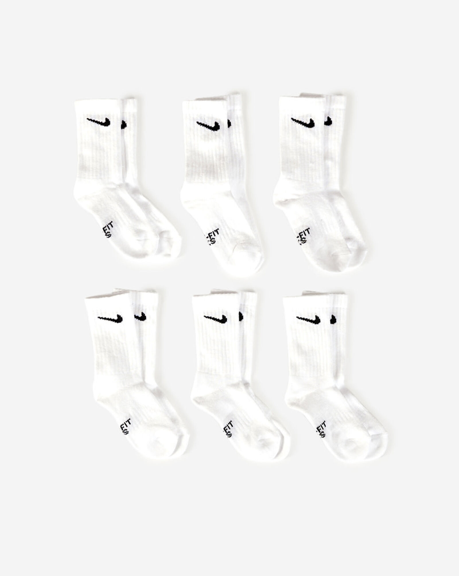 6-Pack NSW Basic Crew Socks (5-7)