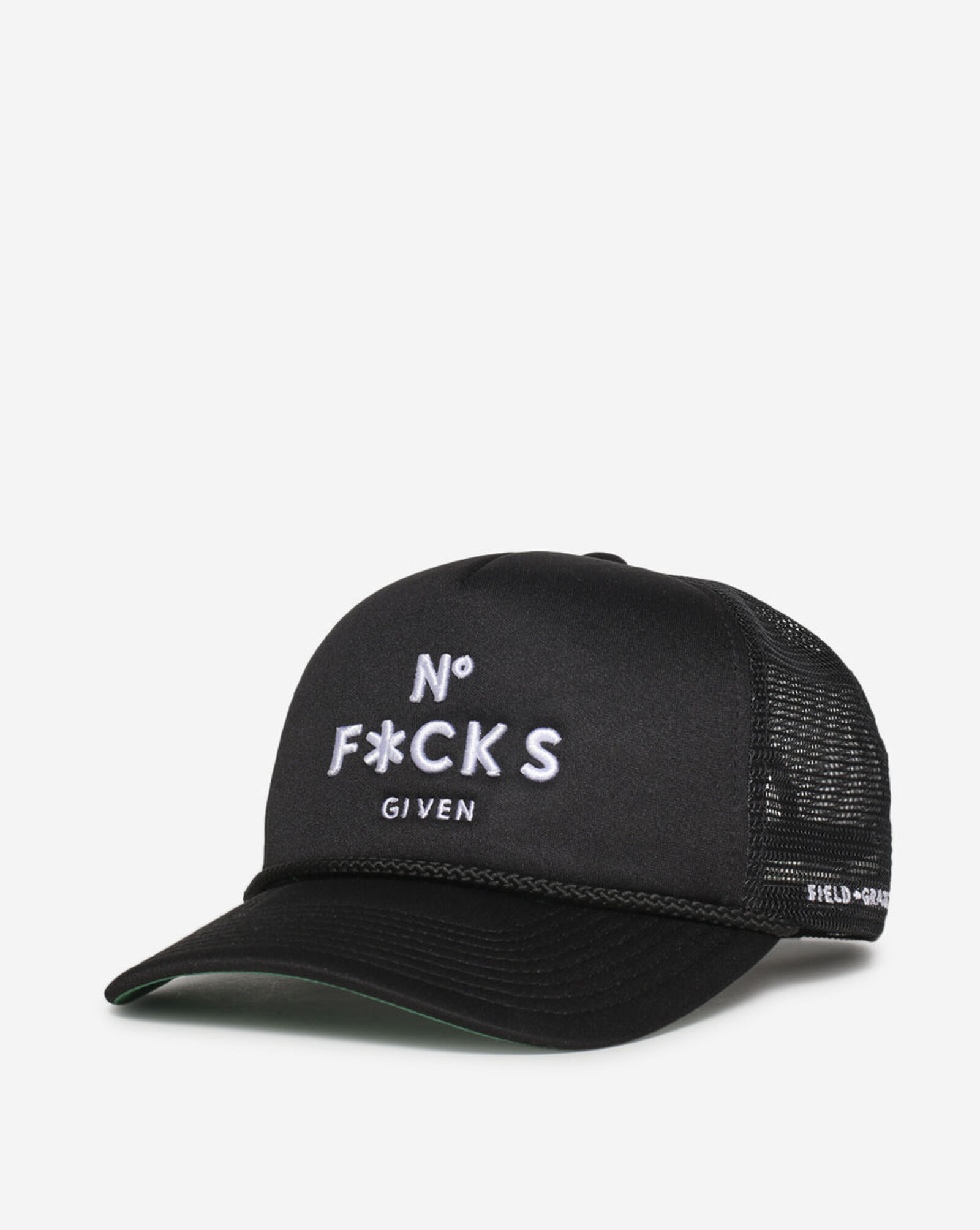 No F*Cks Trucker Hat White 3 No F*Cks Trucker Hat White
