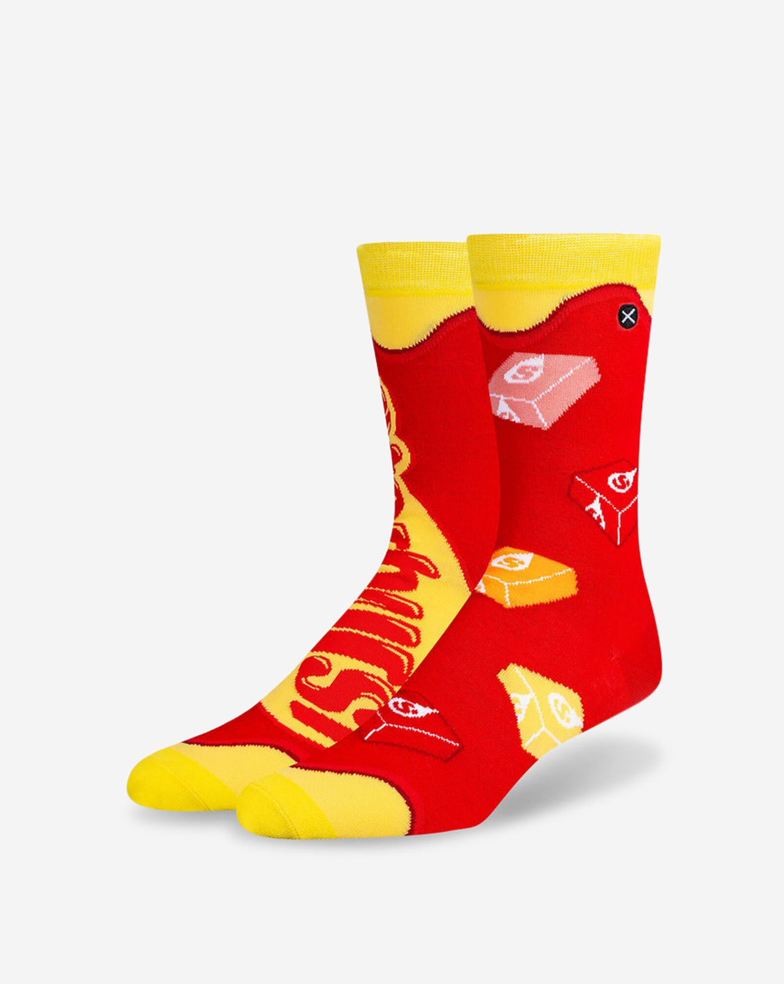 Starburst Split Crew Socks (L)