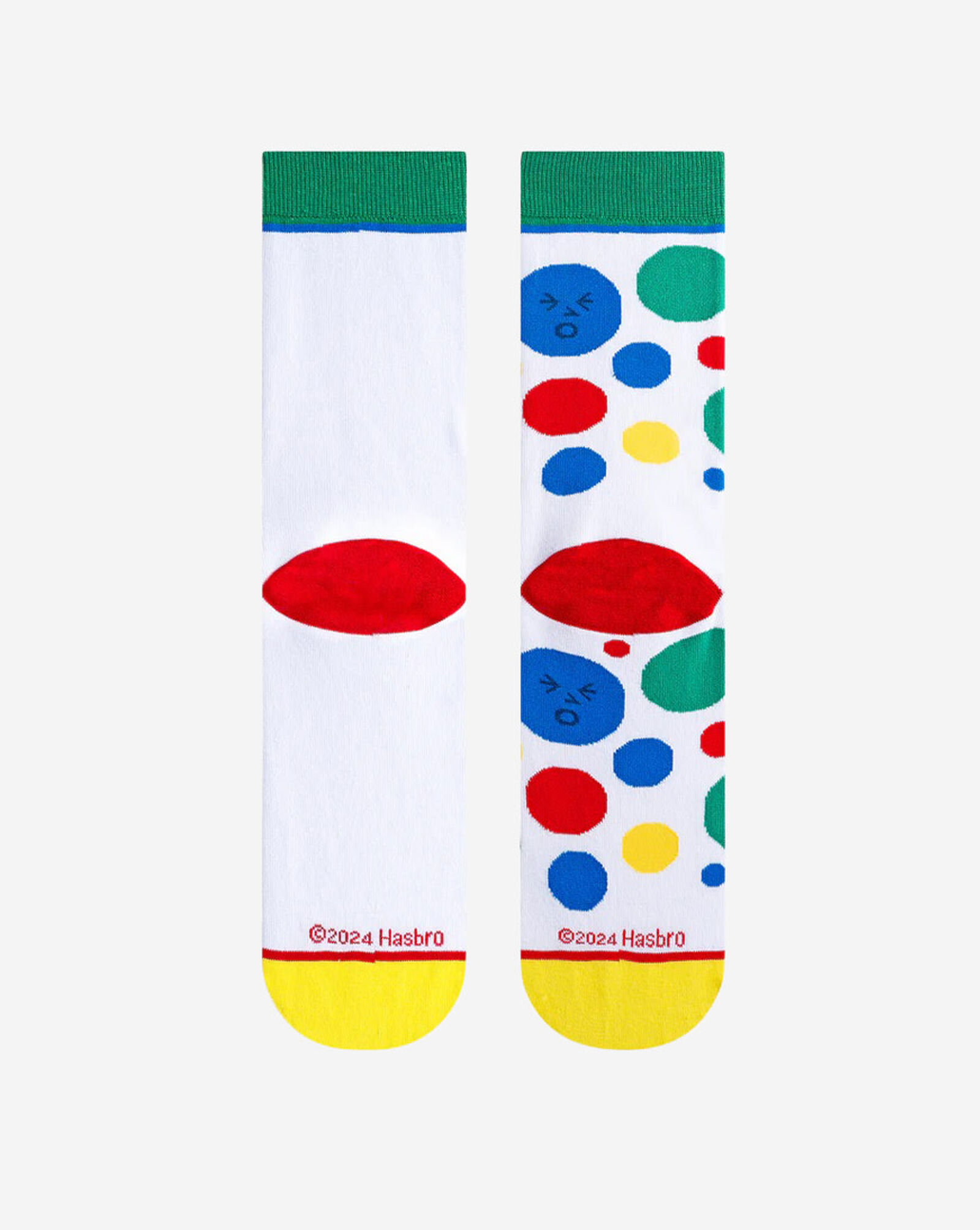 Twister Split Crew Straight Socks