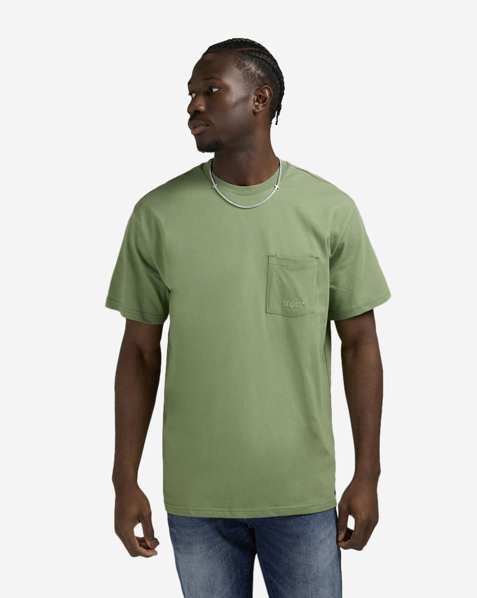 Chest Pocket Tee Watercress Green