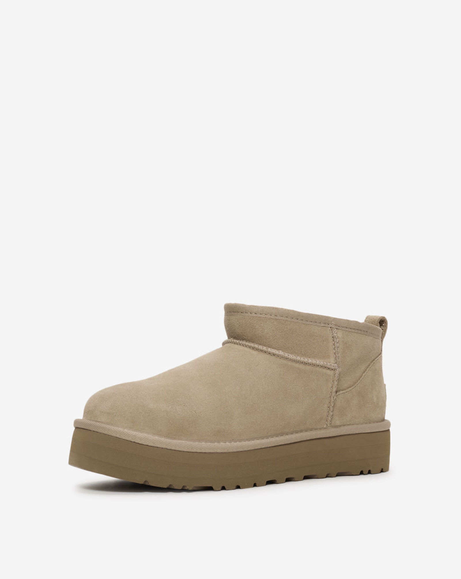 Big Kids' Classic Ultra Mini Platform Boots Sand