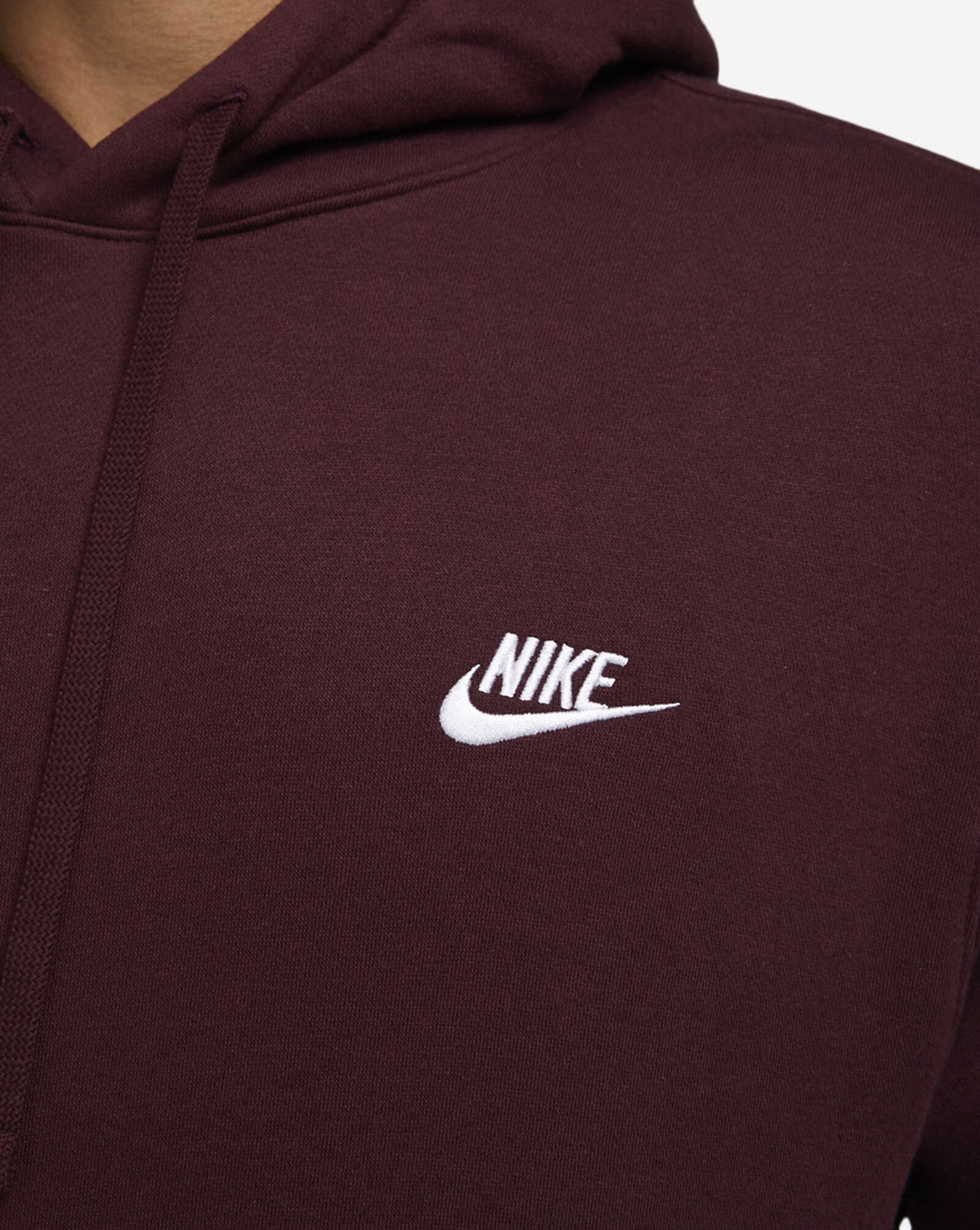 NSW Club Fleece Pullover Hoodie Burgundy Crush | White 3 NSW Club Fleece Pullover Hoodie Burgundy Crush | White