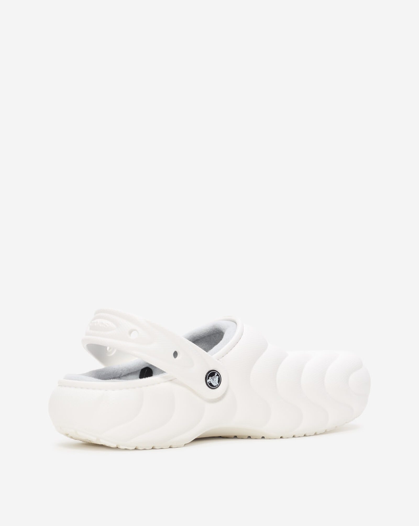 Classic Lined Overpuff Clog White