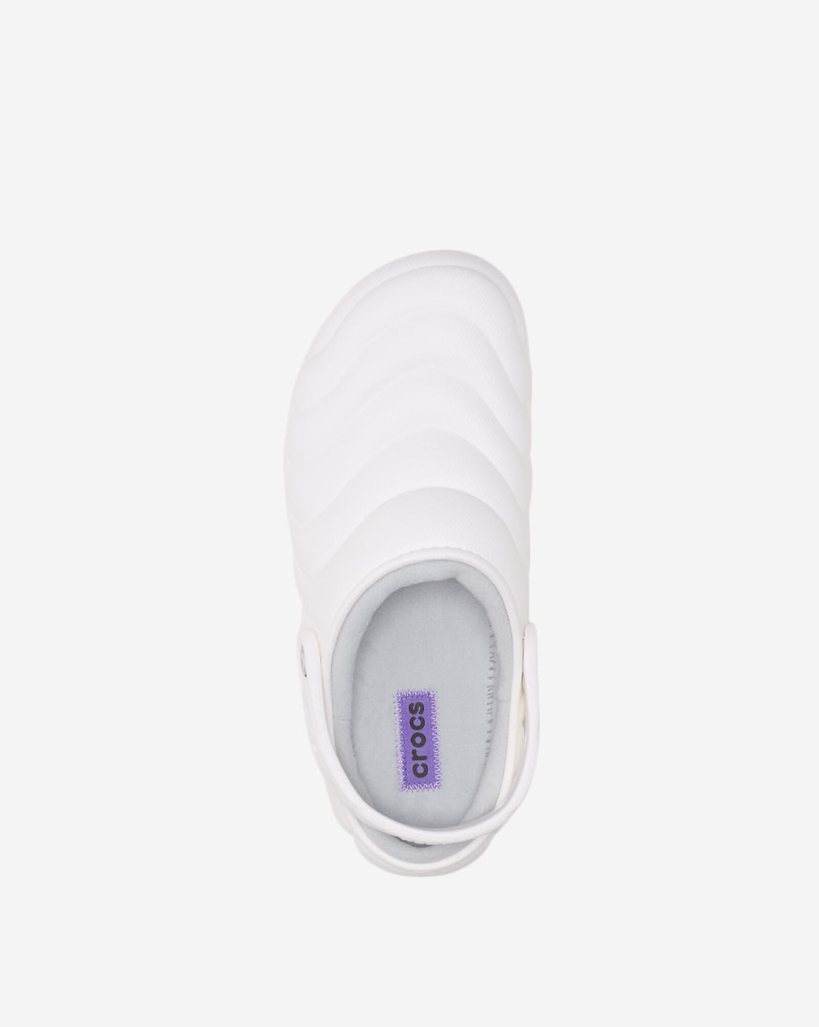 Classic Lined Overpuff Clog White
