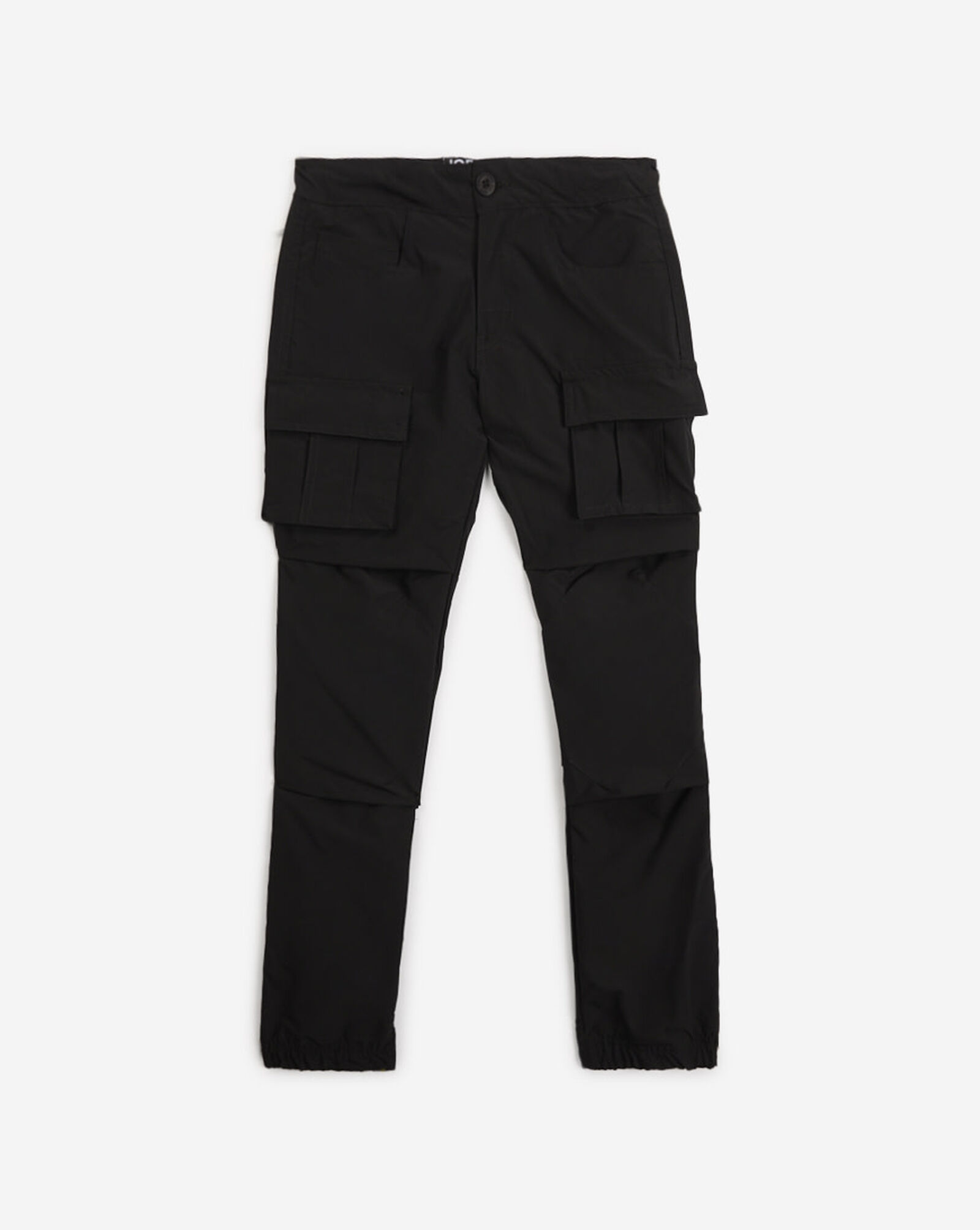 Grade School Nylon Cargo Pants (8-16) Black