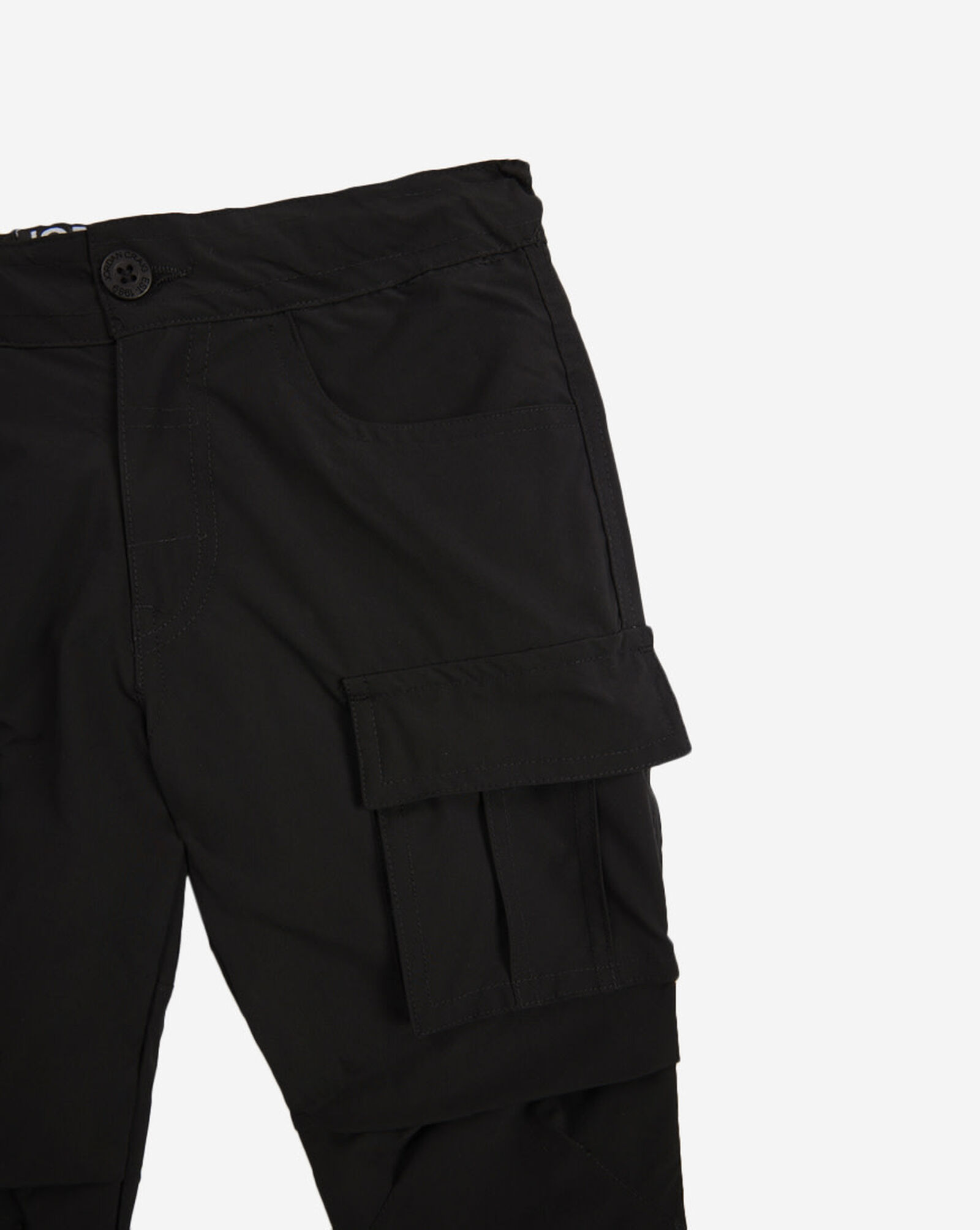Grade School Nylon Cargo Pants (8-16) Black