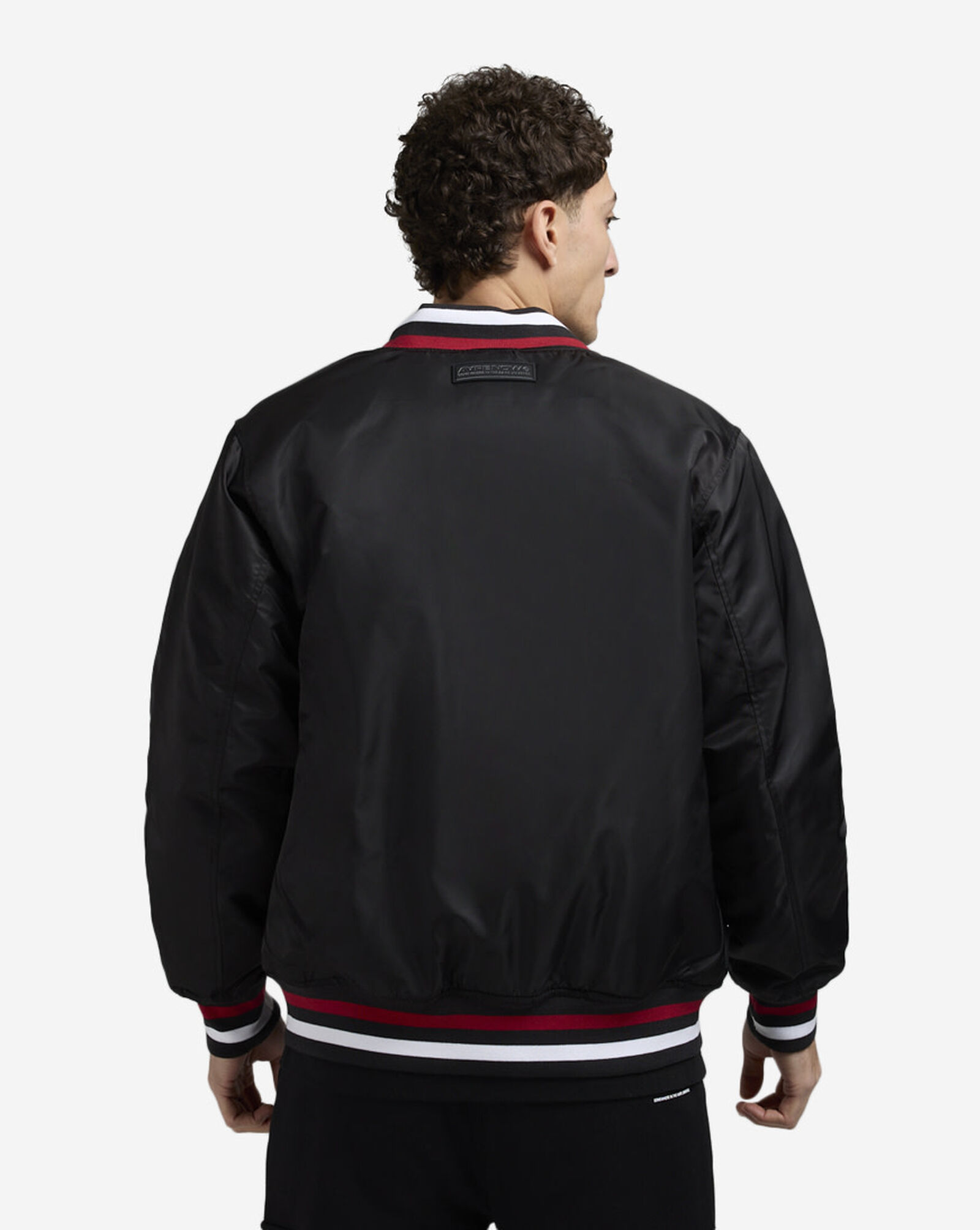 Baseball Padded Jacket Black