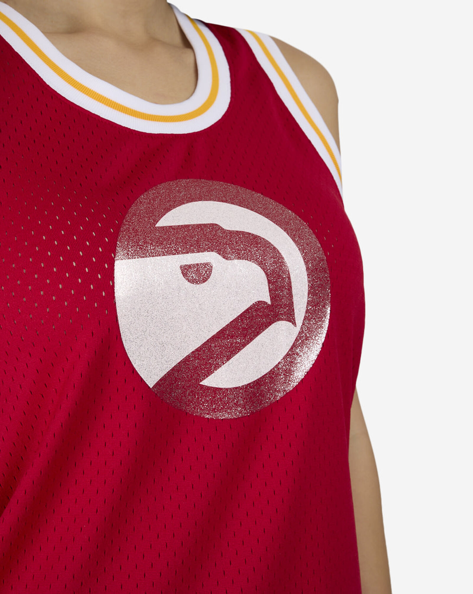Atlanta Hawks NBA Glitter Swingman Jersey Red