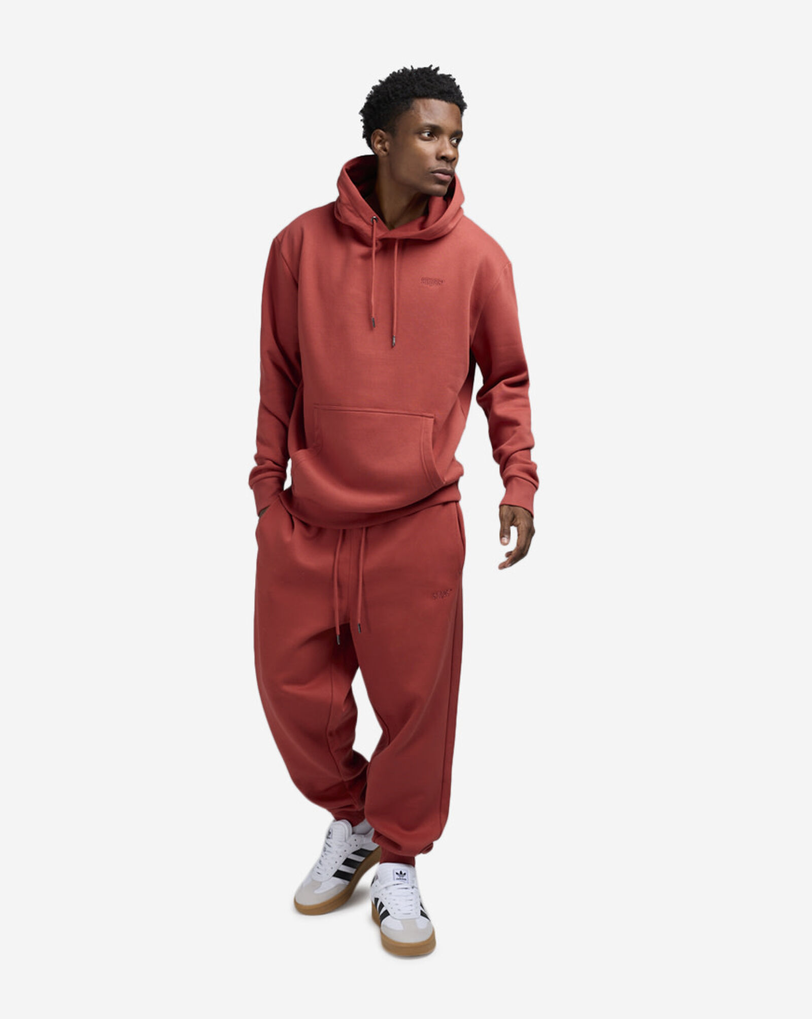 Essential Oversized Sweatpants Intense Rust
