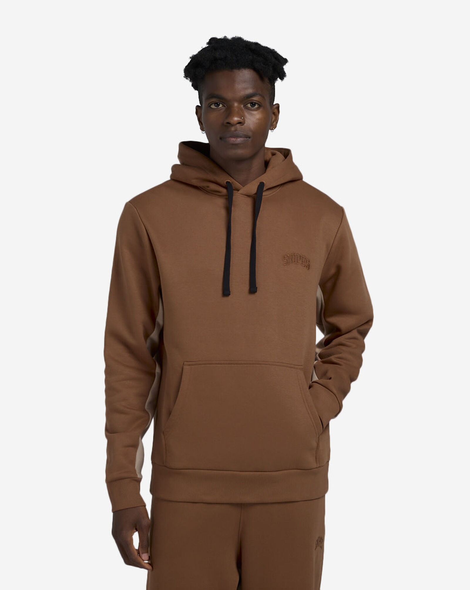 Contrast Oversized Hoodie Nutshell