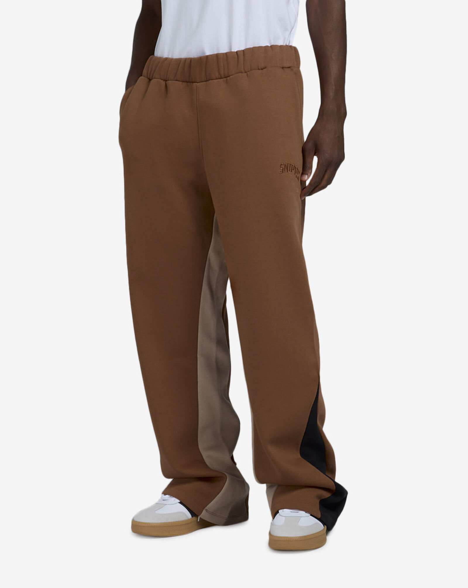 Contrast Flare Pants Nutshell