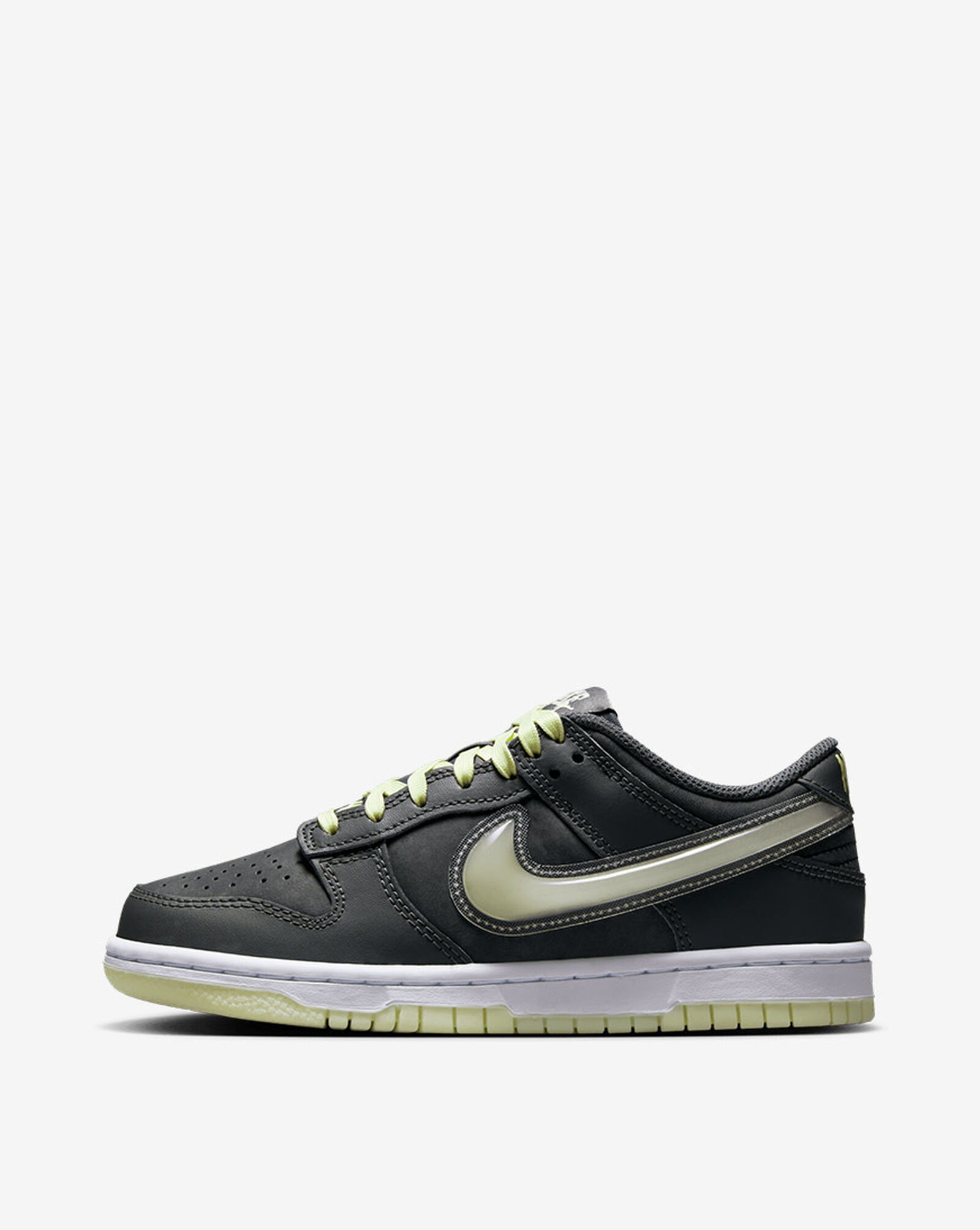 Big Kids' Dunk Low Iron Grey | Cool Grey | Lime | Ice White