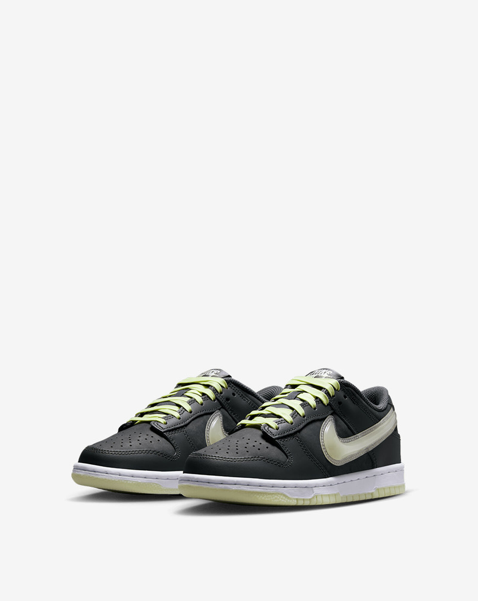 Big Kids' Dunk Low Iron Grey | Cool Grey | Lime | Ice White