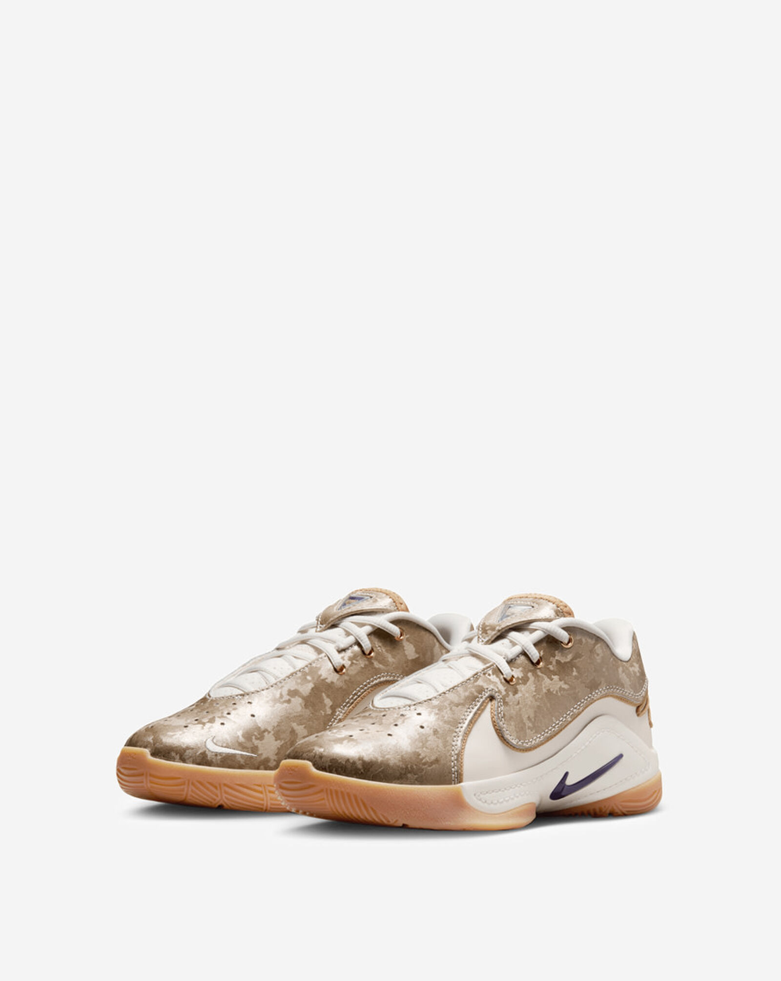 Big Kids' LeBron XXII Pale Ivory | Ink | Metallic Gold