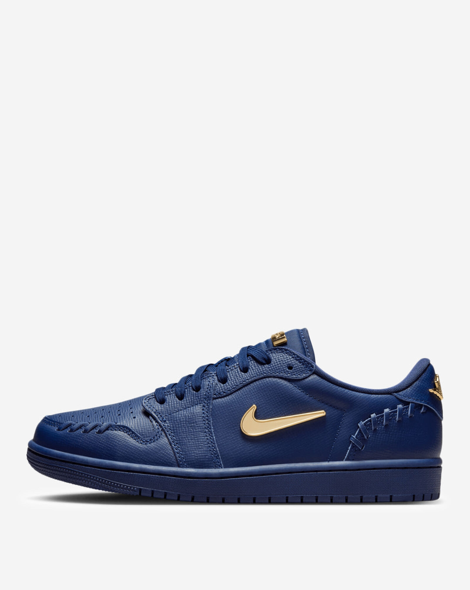 Air Jordan 1 Low Method Of Make Navy | Metallic Gold